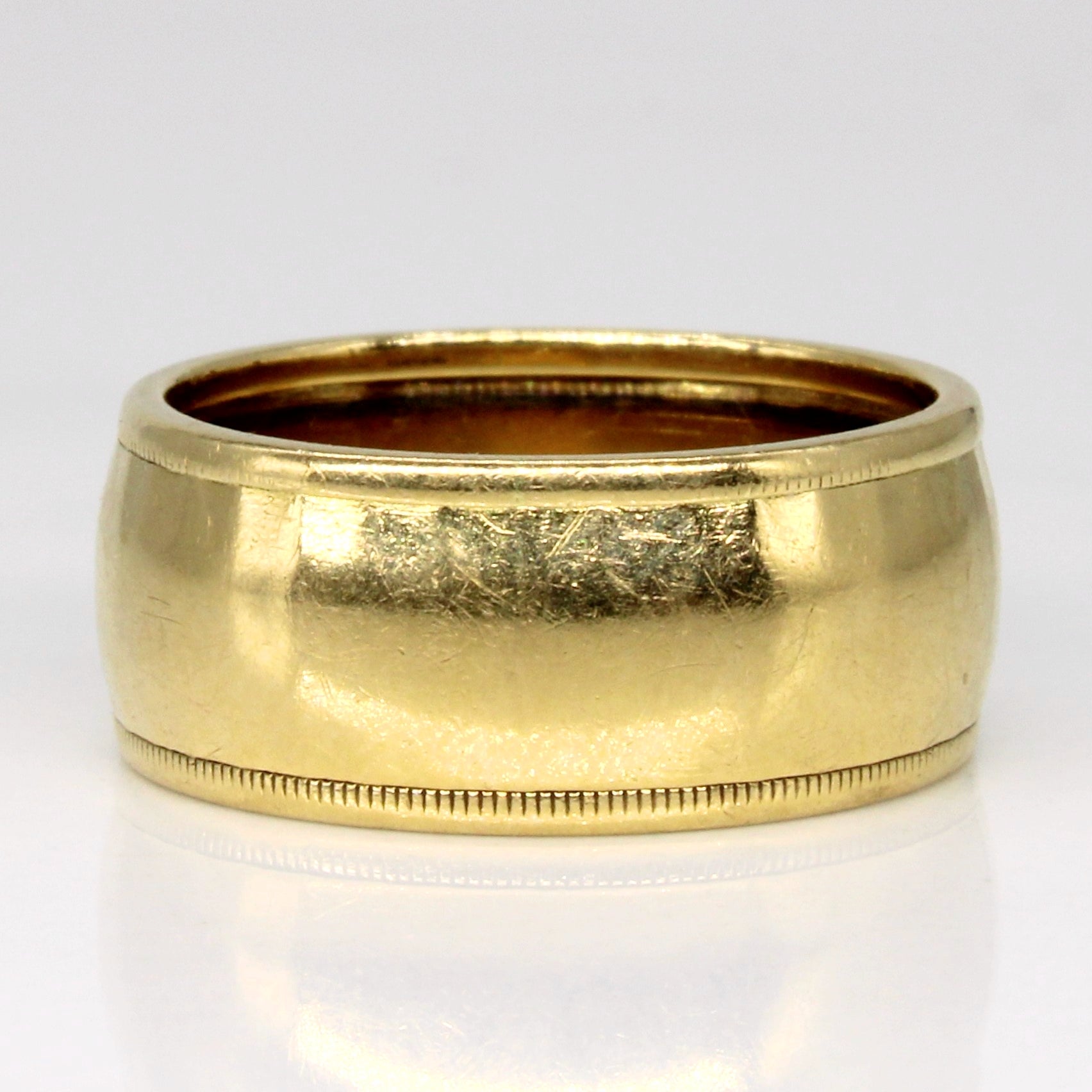 Yellow Gold Wide Band | SZ 6.25 |