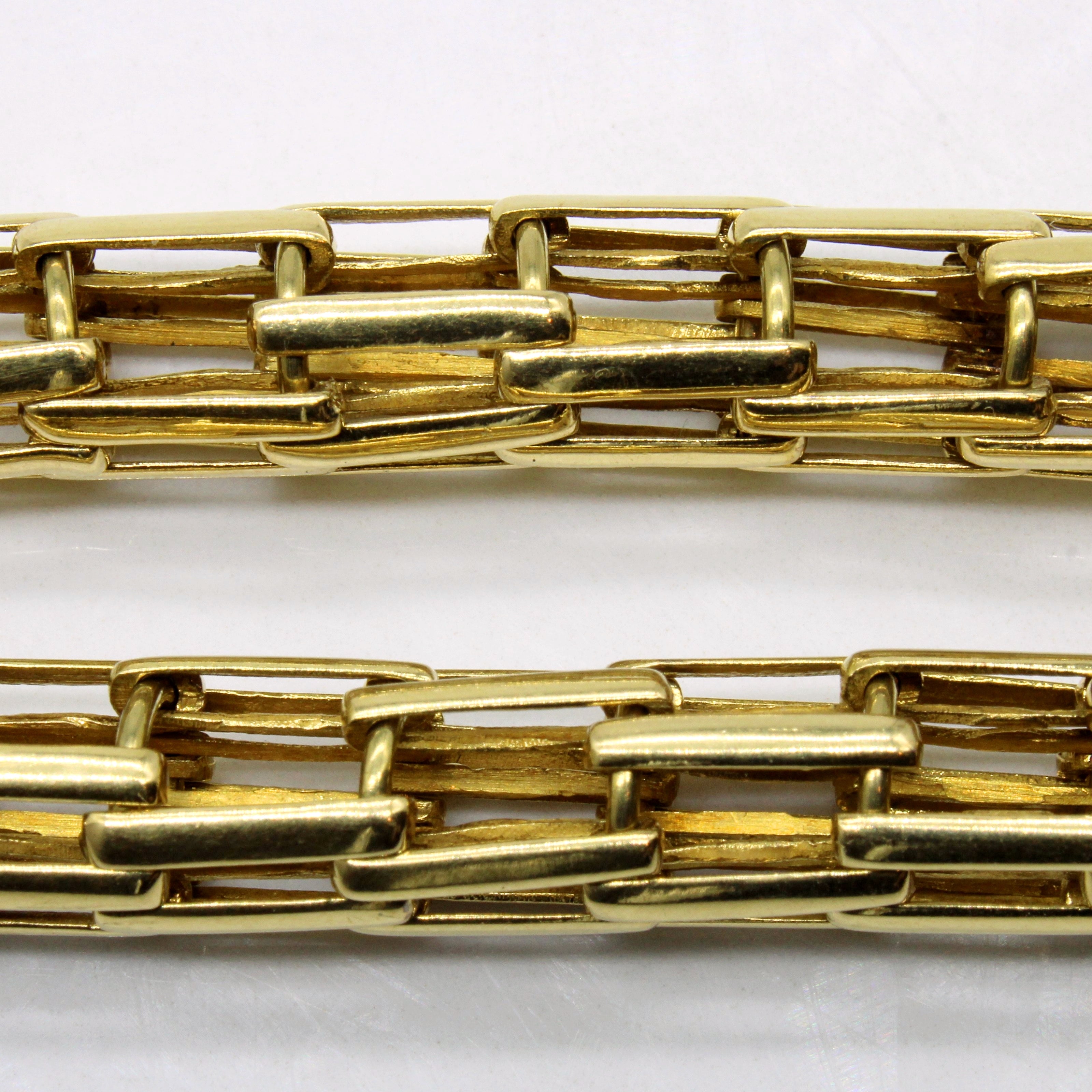 Collier chaîne cage à oiseaux en or jaune | 18" |