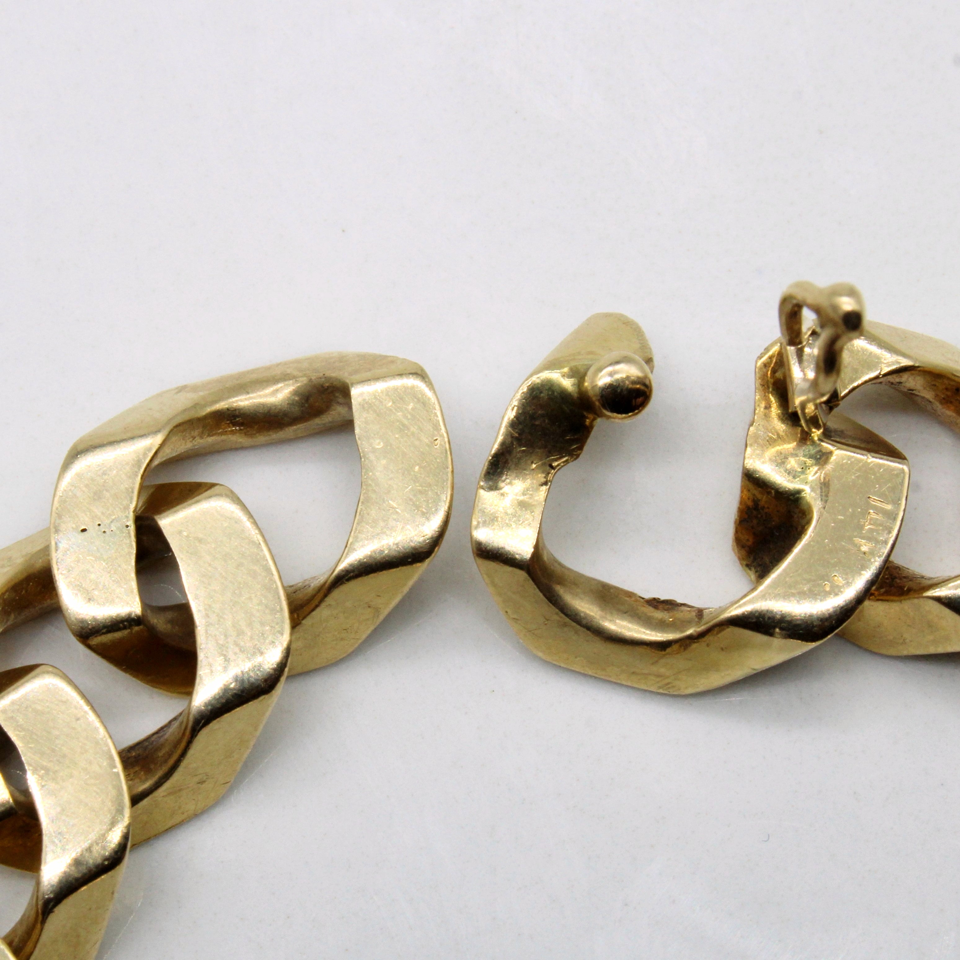 14k Cuban Link Bracelet | 8" |