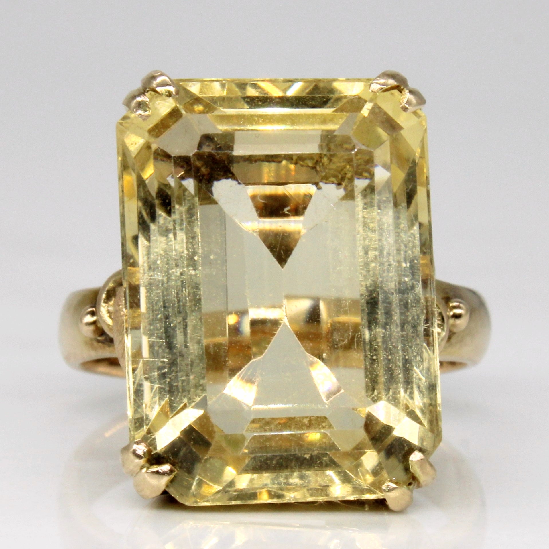 Citrine Cocktail Ring | 14.25ct | SZ 7 |