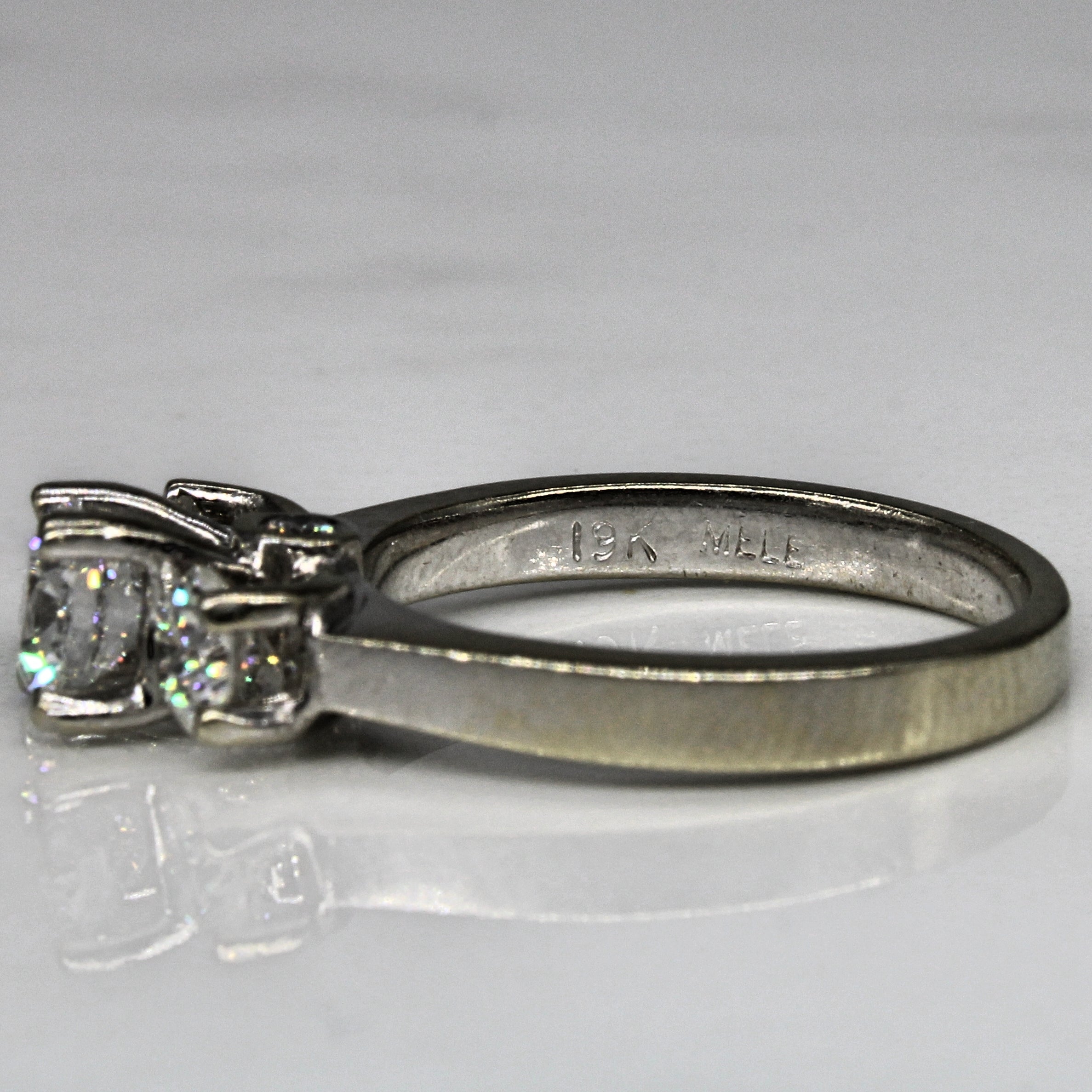 IGI Three Stone Diamond Engagement Ring | 1.10ctw | SZ 6 |