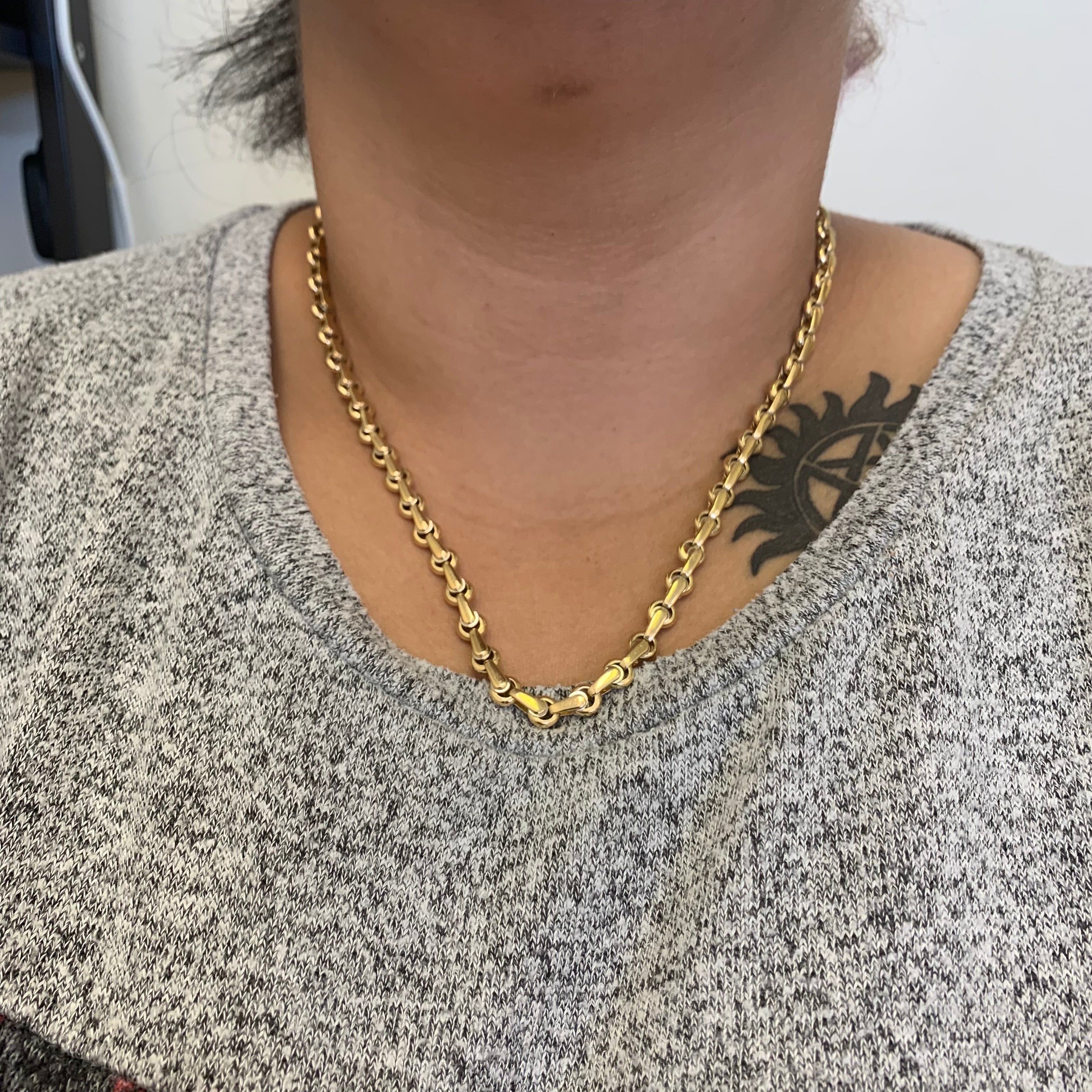 18k Yellow Gold Fancy Chain | 20" |