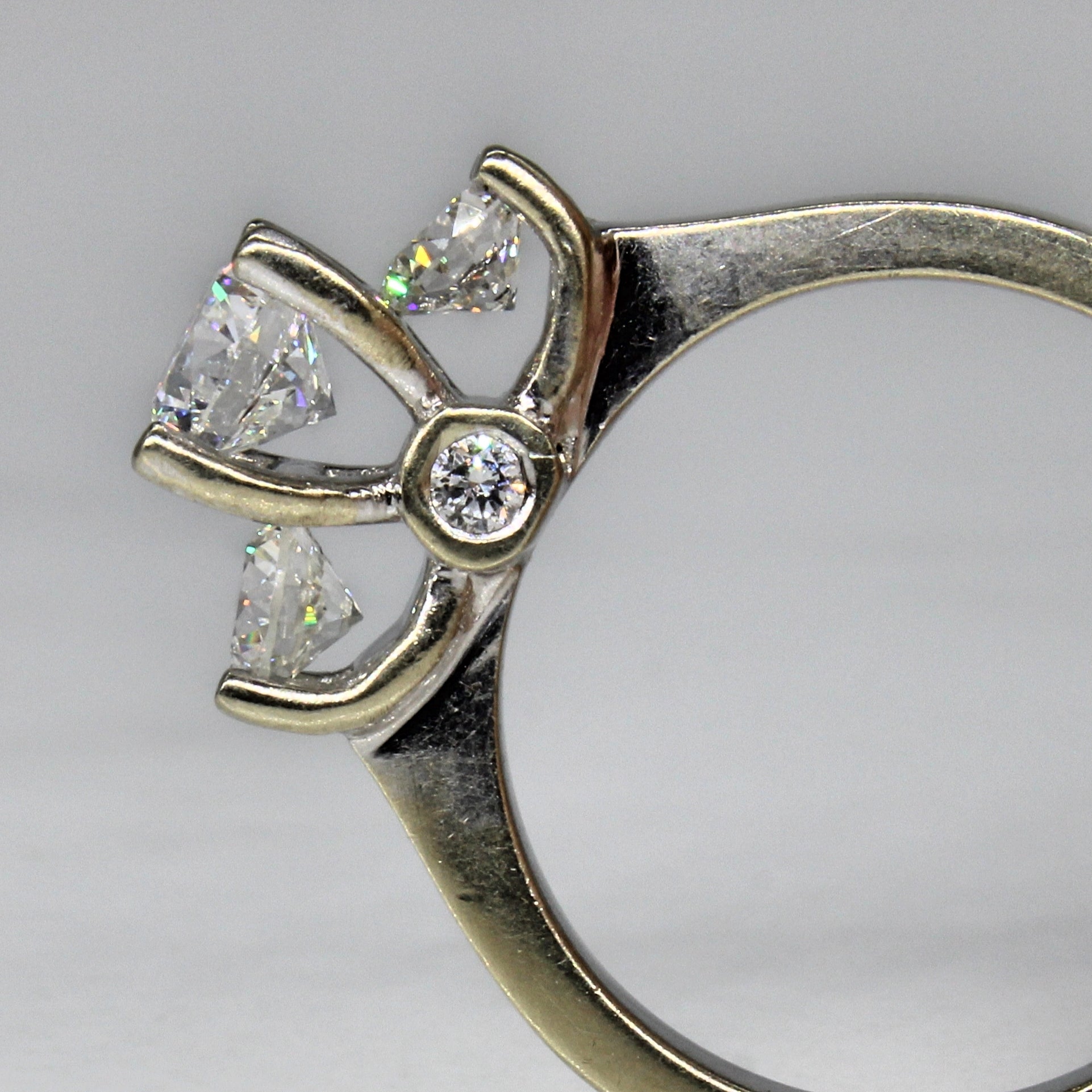 IGI Three Stone Diamond Engagement Ring | 1.10ctw | SZ 6 |