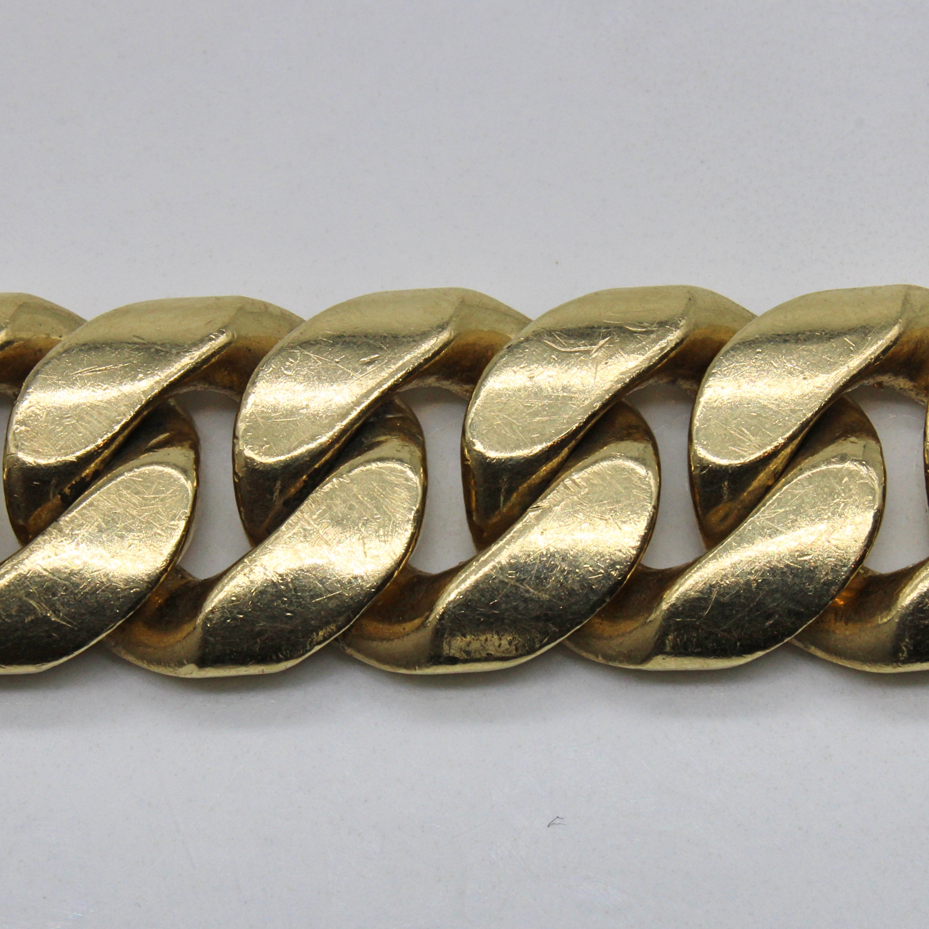 Yellow Gold Cuban Link Bracelet | 9.25" |