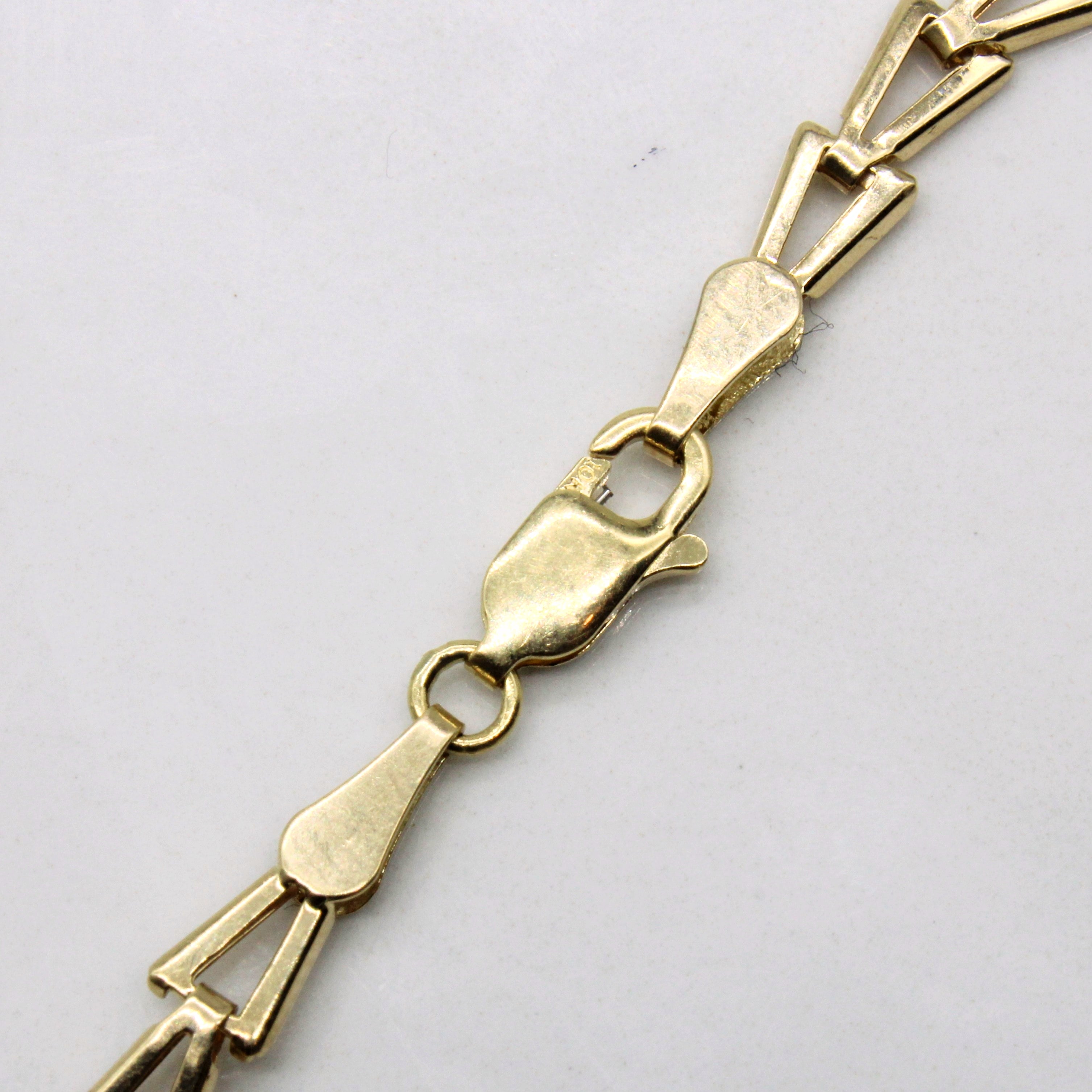 Sapphire & Diamond Bracelet | 1.25ctw, 0.04ctw | 7" |