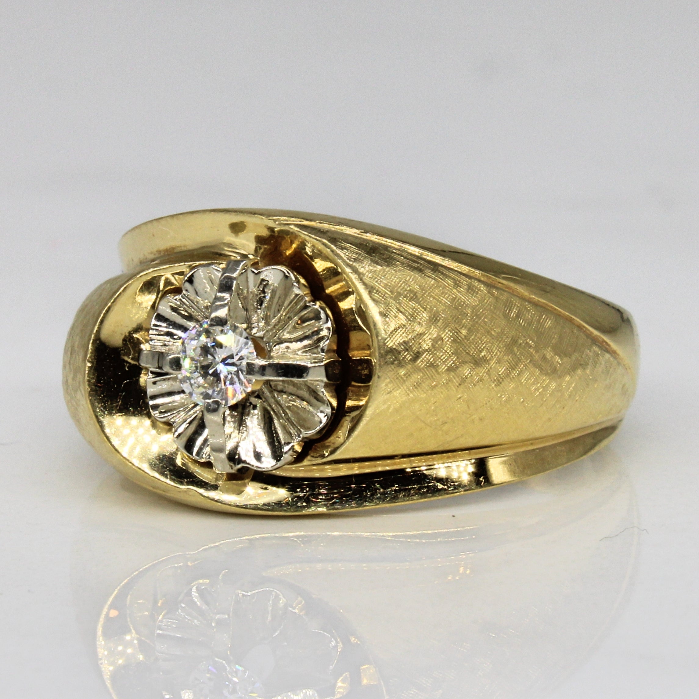 Diamond Unique Set Ring | 0.14ct | SZ 10.25 |