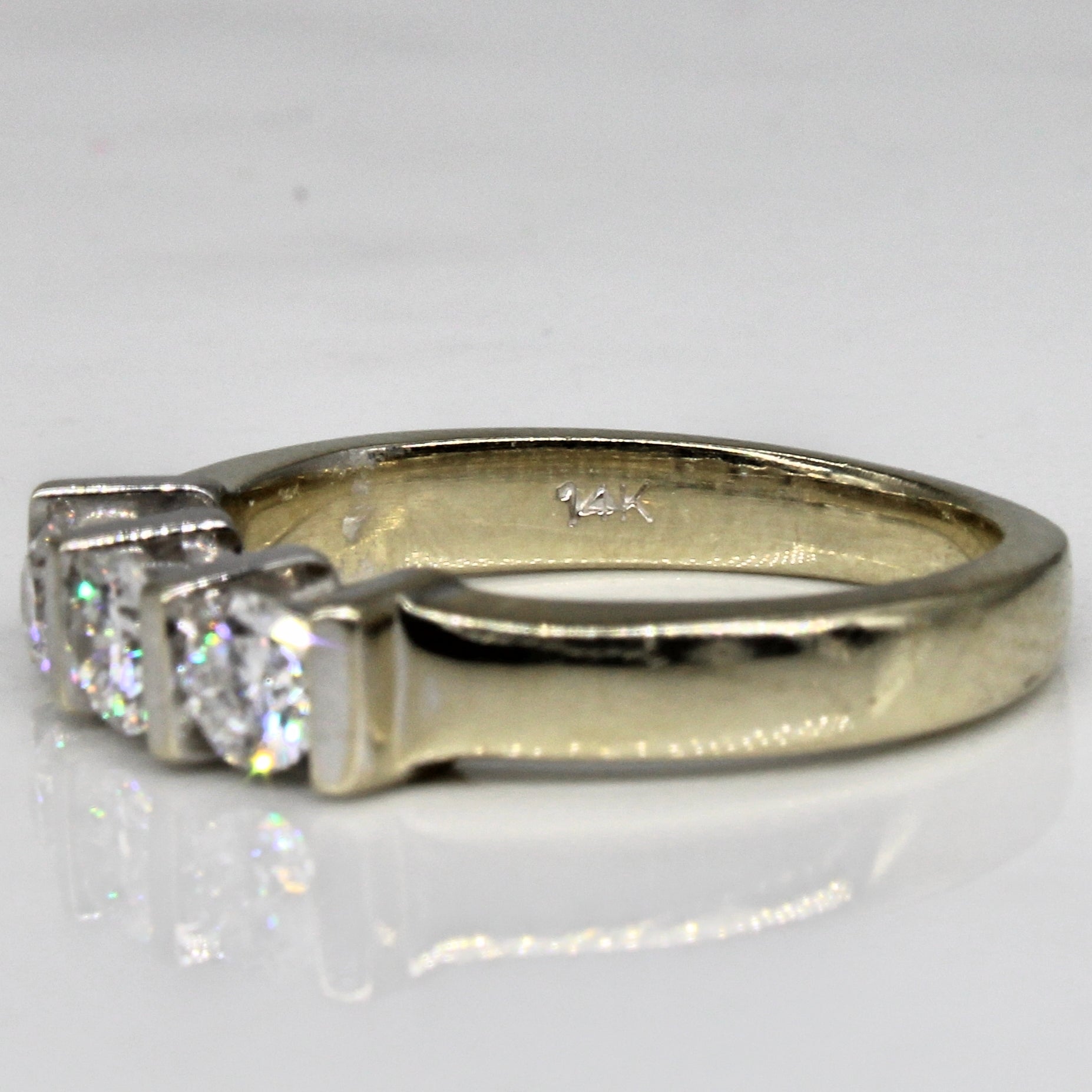 Three Stone Diamond Ring | 0.46ctw | SZ 5 |
