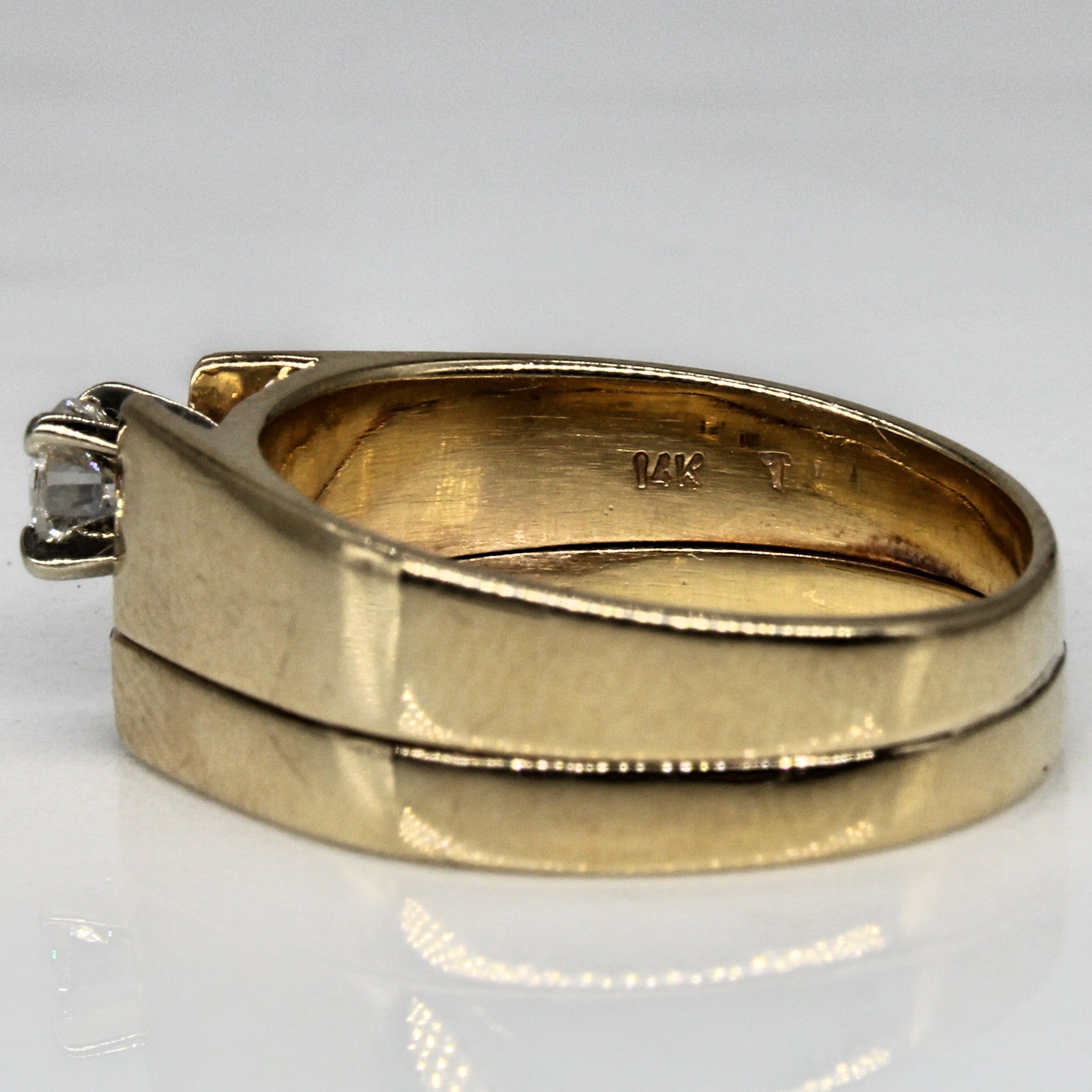Diamond Wedding Set | 0.17ctw | SZ 6 |