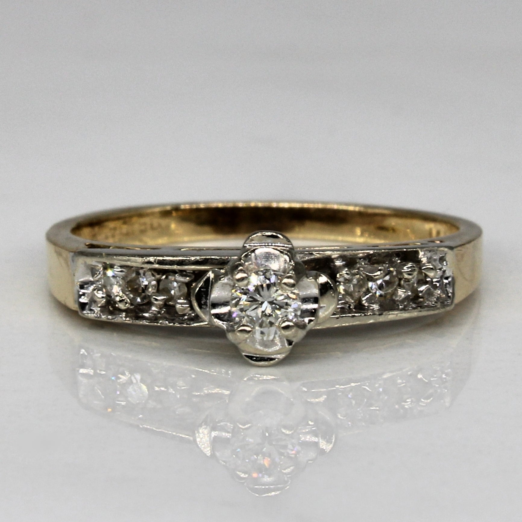 East West Diamond Illusion Ring | 0.12ctw | SZ 5.75 |