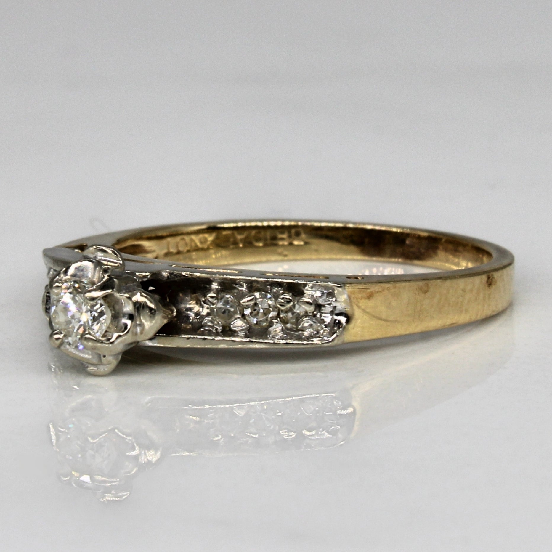East West Diamond Illusion Ring | 0.12ctw | SZ 5.75 |