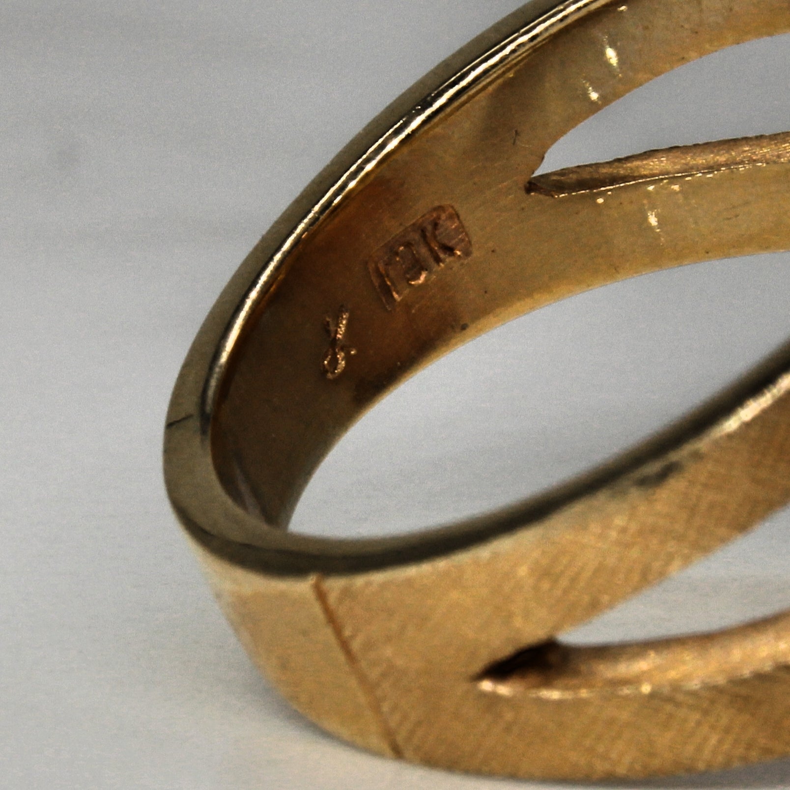 Bague nœud texturée | Taille 9 |