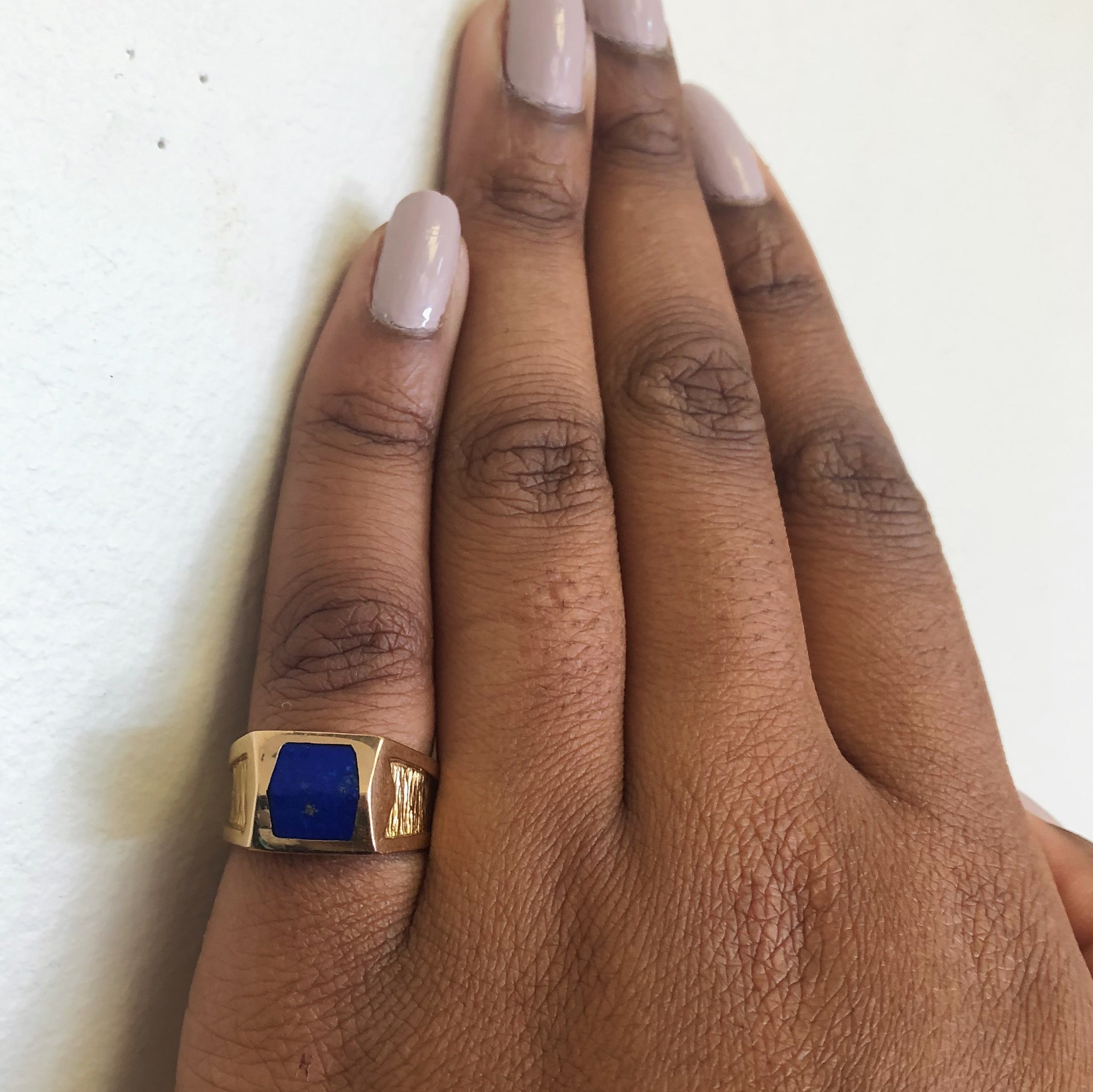 Lapis Lazuli Inlay Ring | 1.00ct | SZ 6.25 |