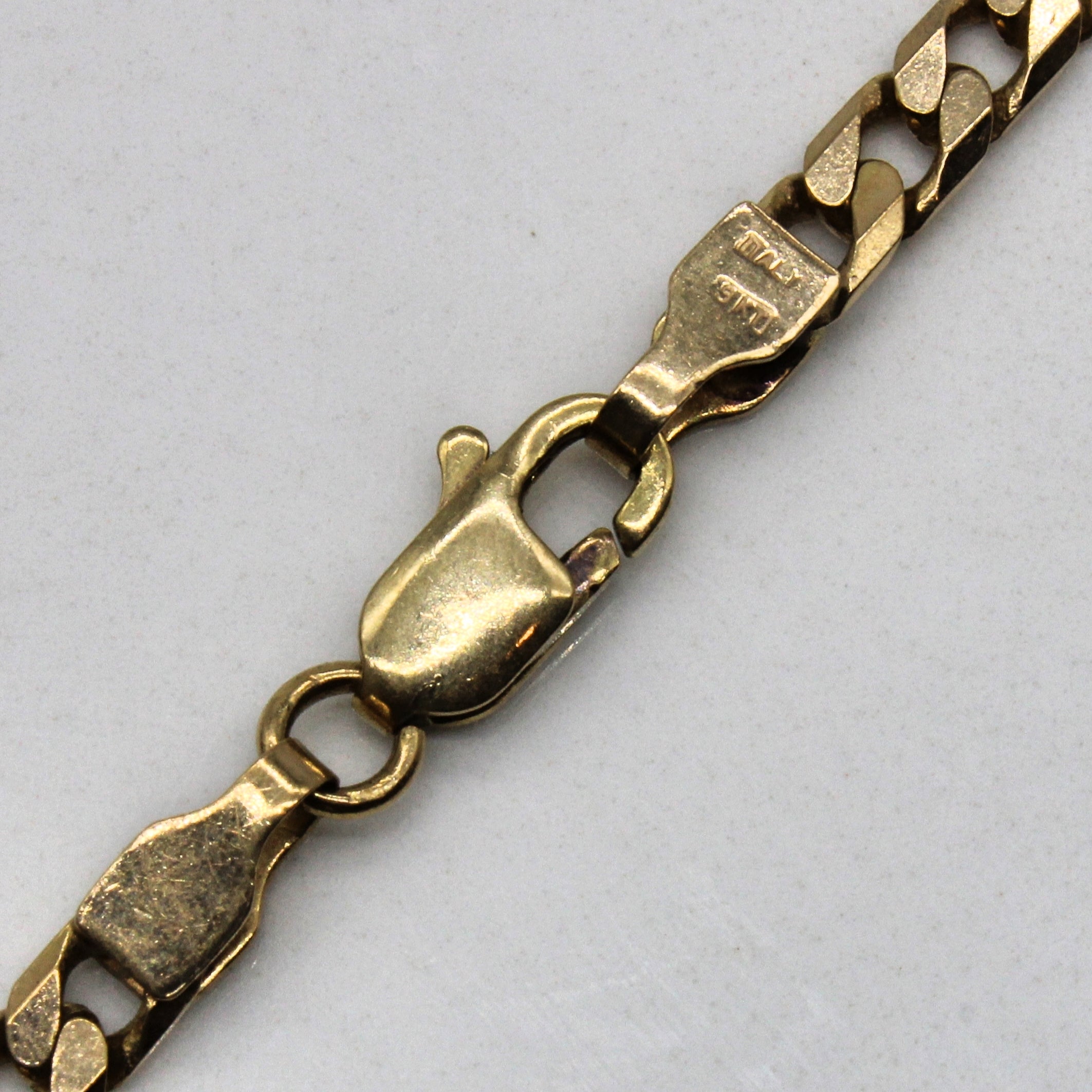 Italian Stamped 9k Yellow Gold Figaro Chain | 20" |