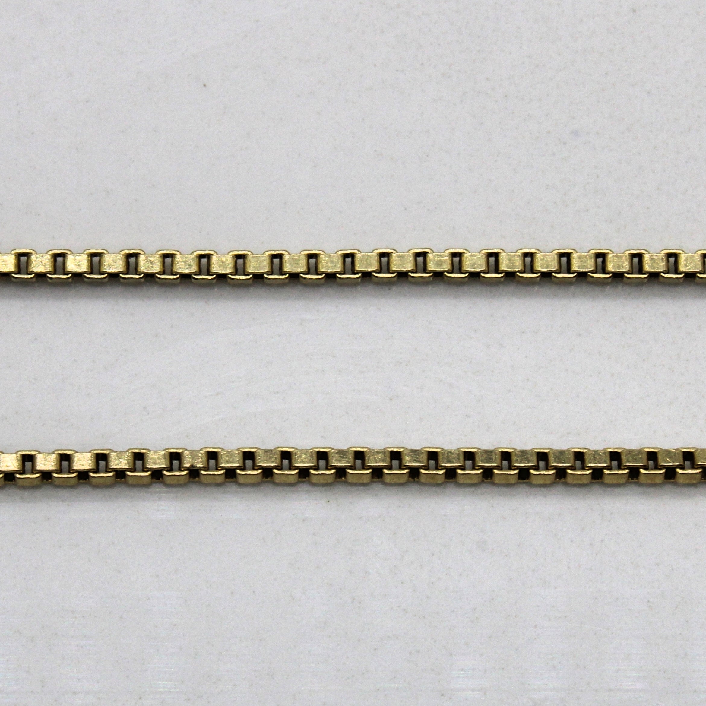 14k Yellow Gold Box Chain | 24" |