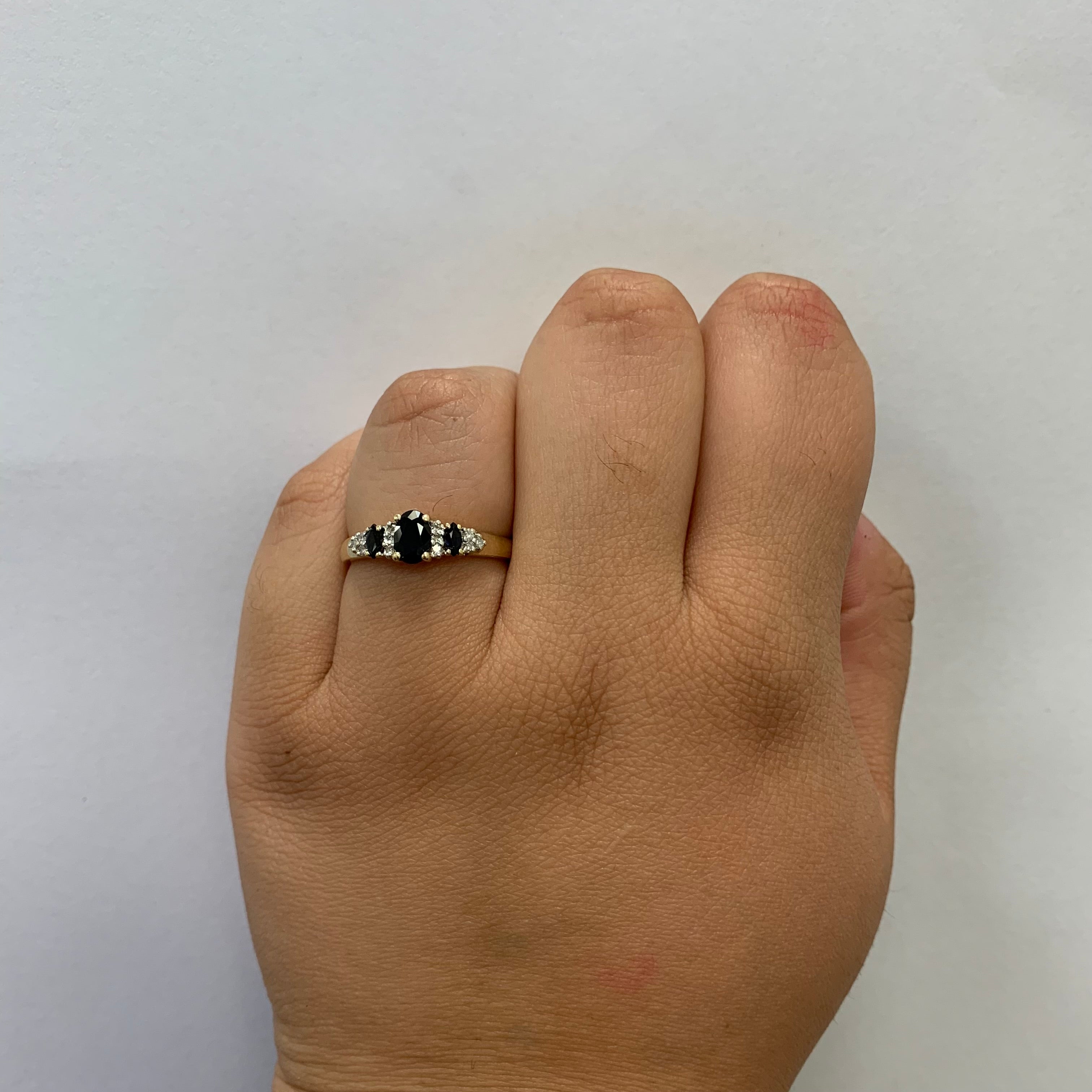 Sapphire & Diamond Ring | 0.75ctw, 0.05ctw | SZ 9.25 |