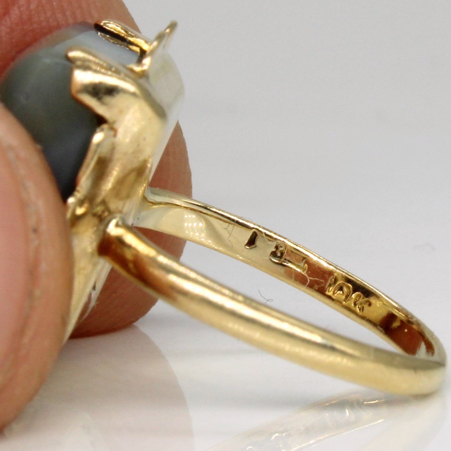 Agate Cocktail Ring | 6.15ct | SZ 2.75 |