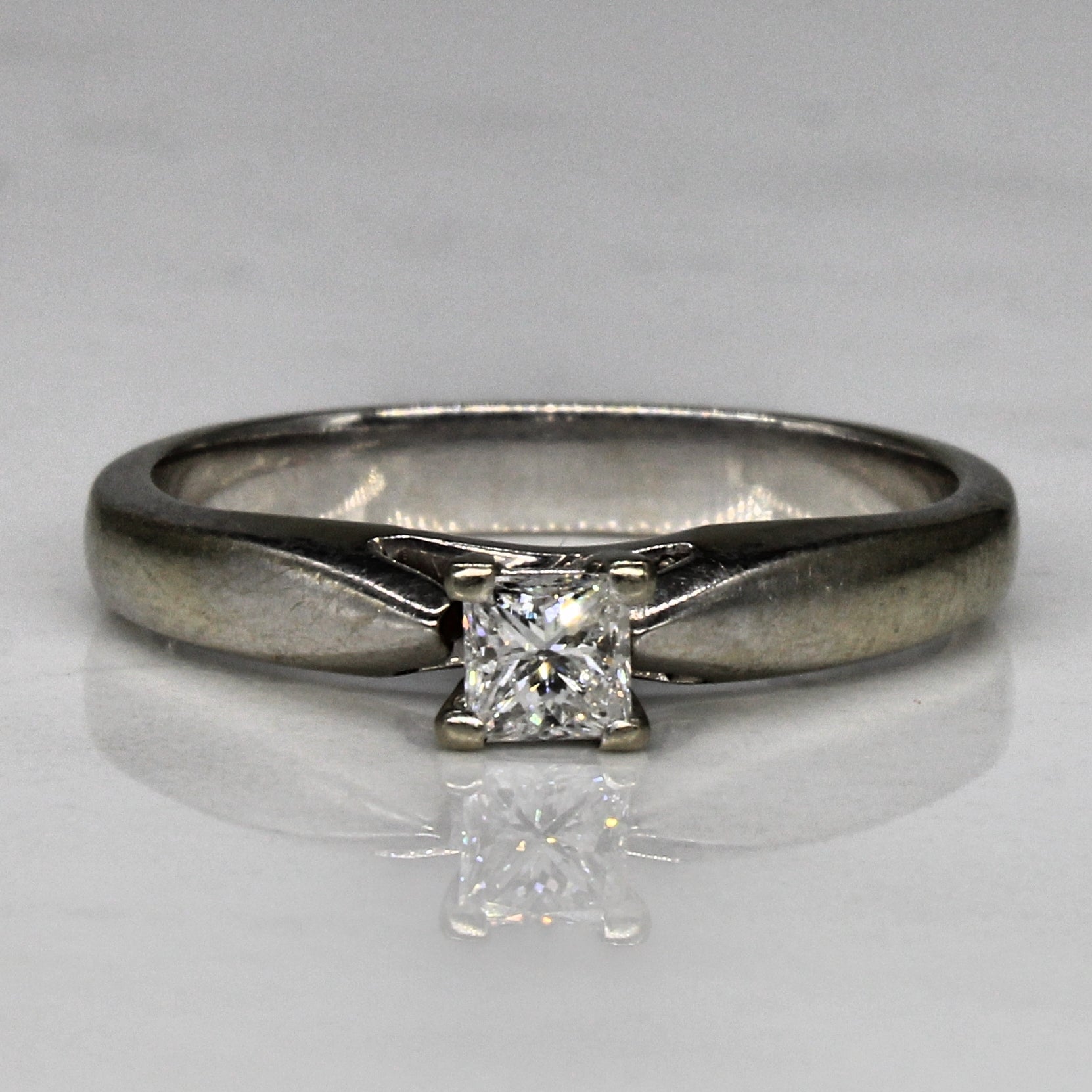 Princess Cut Diamond Engagement Ring | 0.22ct | SZ 6.5 |