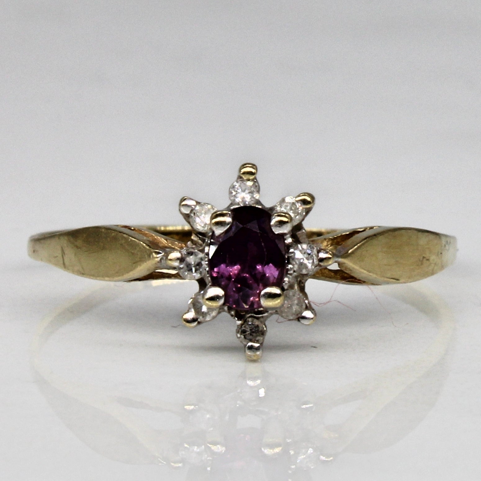 Sapphire & Diamond Cocktail Ring | 0.15ct, 0.05ctw | SZ 6.75 |