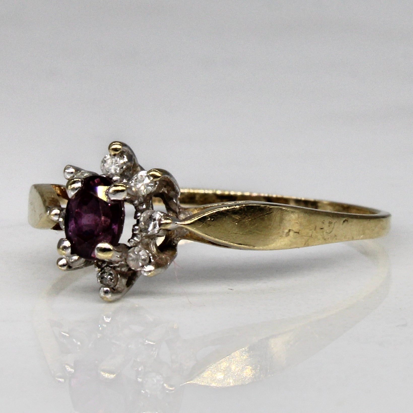 Sapphire & Diamond Cocktail Ring | 0.15ct, 0.05ctw | SZ 6.75 |