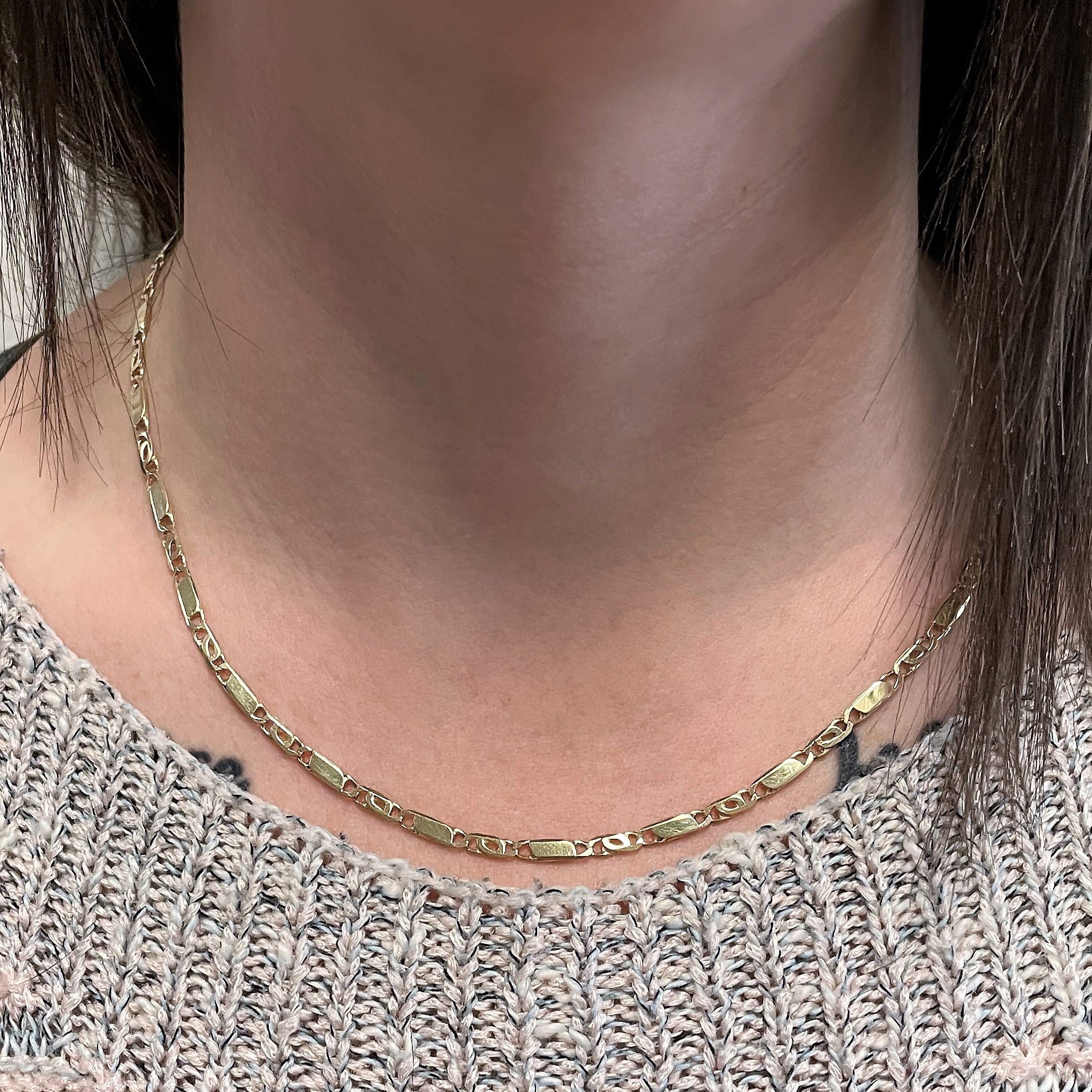 14k Yellow Gold Figarucci Chain | 18" |