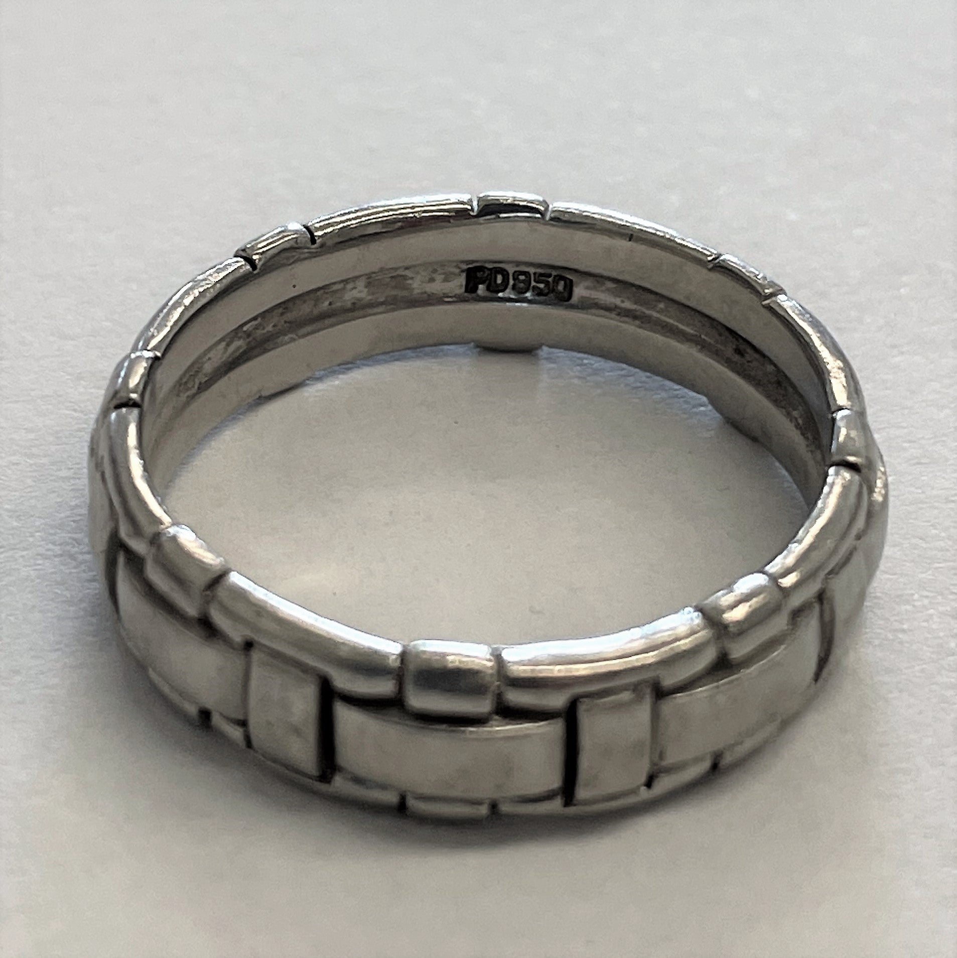 Scott Kay' Textured Palladium Band | SZ 10.25 |