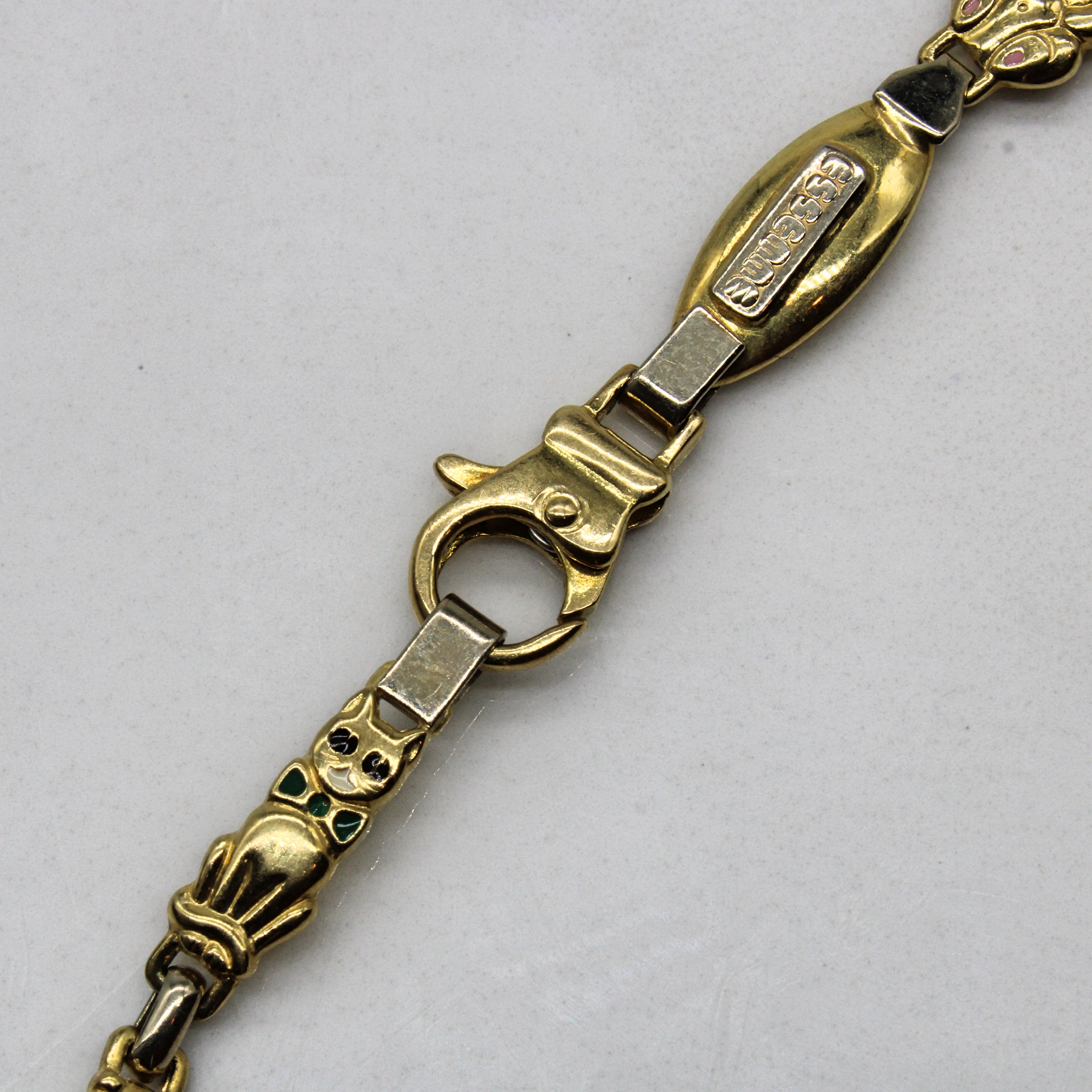 Enameled Wildlife Bracelet | 7.5" |