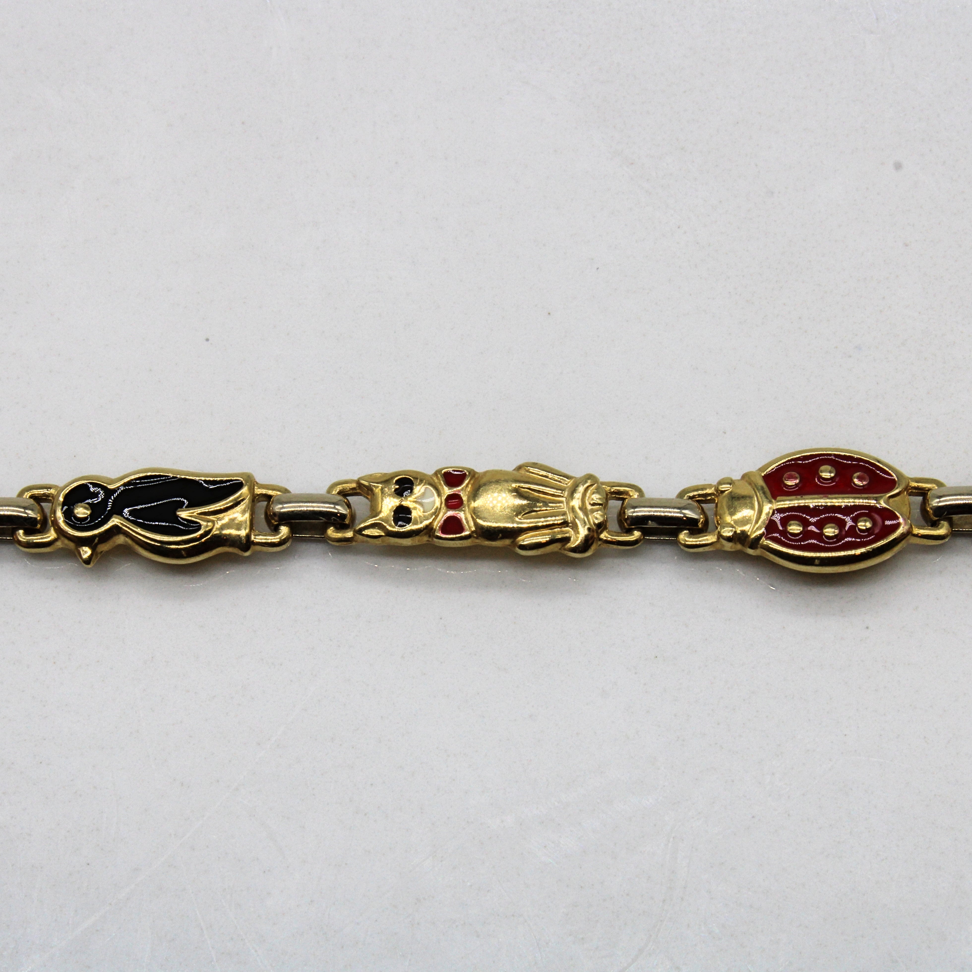 Enameled Wildlife Bracelet | 7.5" |