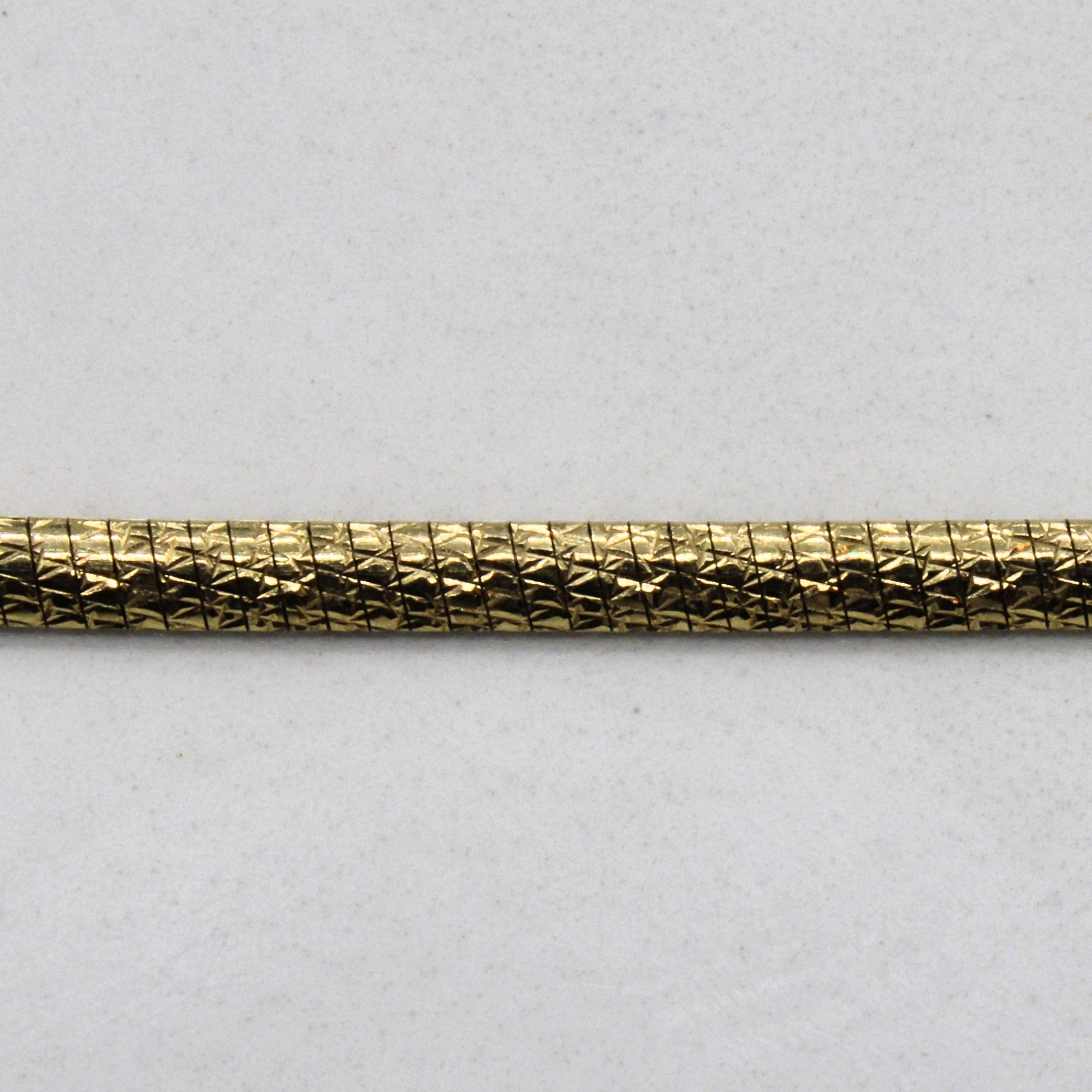 Two Sided Herring Bone Necklace | 18" |