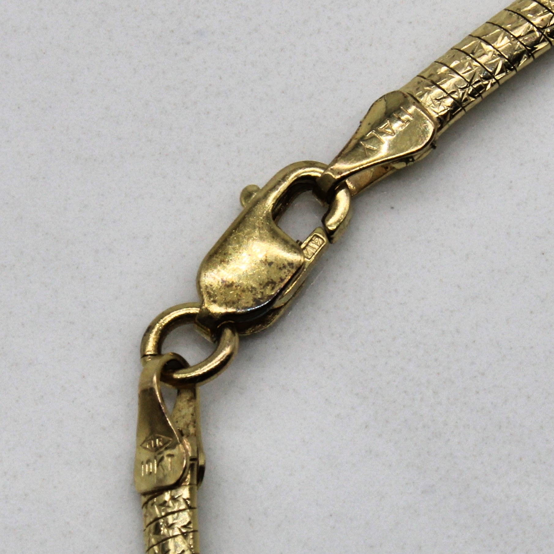 Two Sided Herring Bone Necklace | 18" |