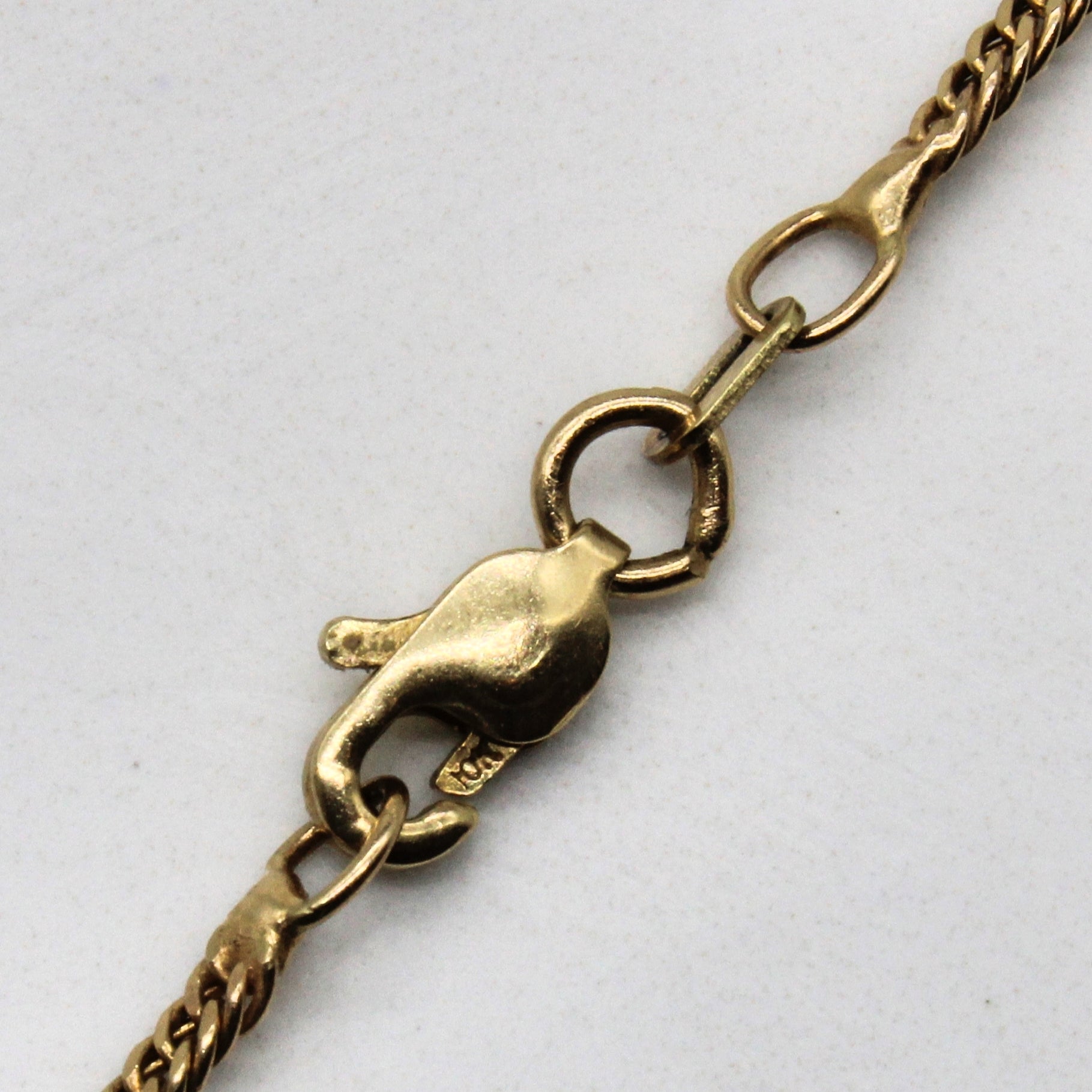 10k Yellow Gold Curb Chain | 18" |