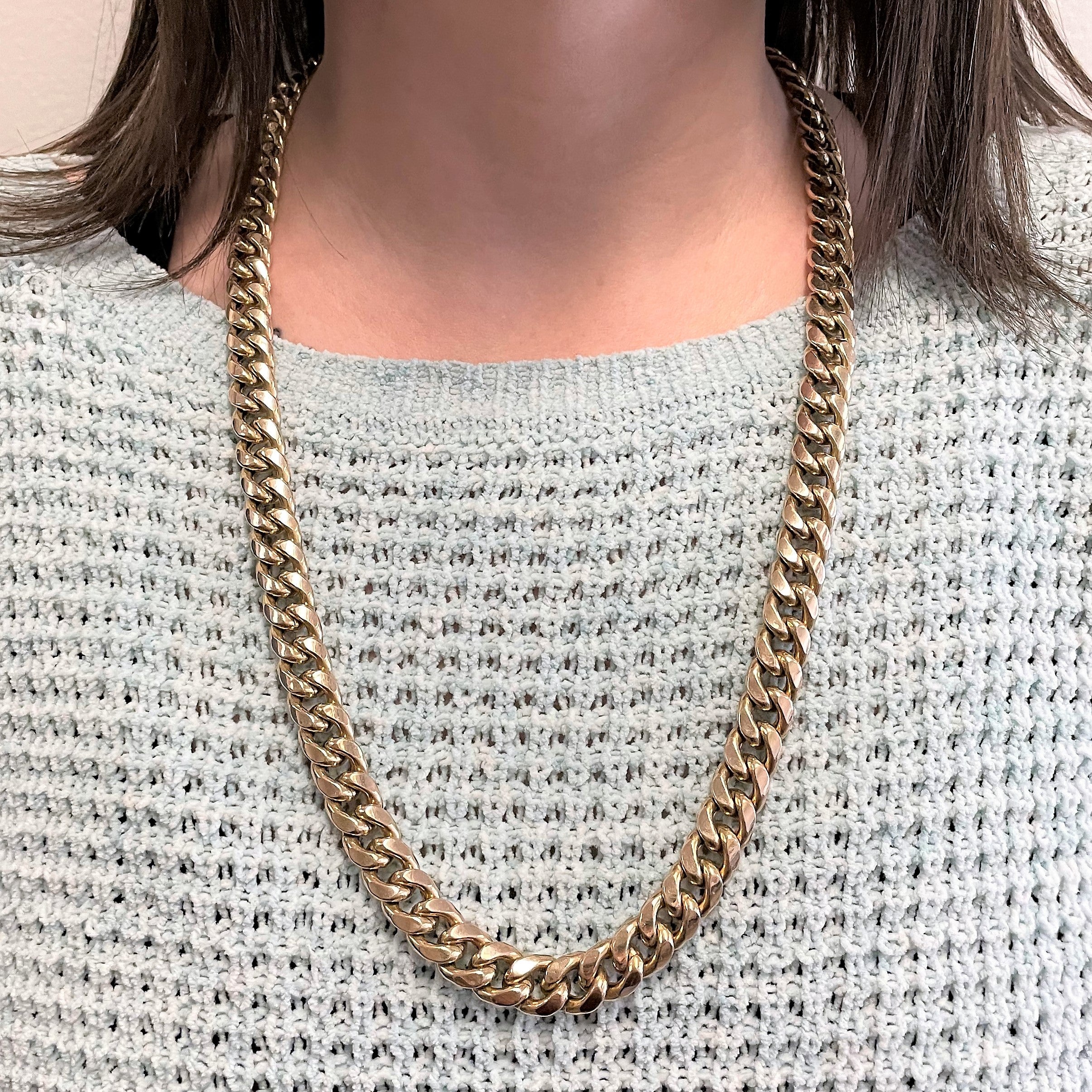 10k Yellow Gold Curb Chain | 26" |