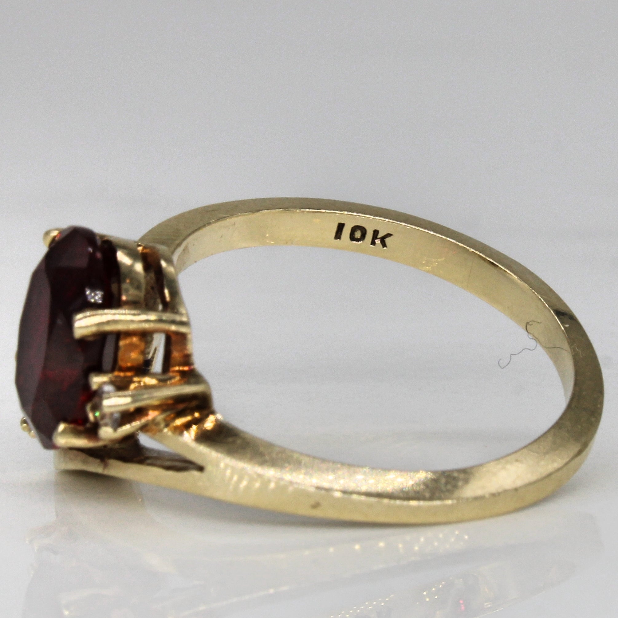 Synthetic Ruby & Sapphire Cocktail Ring | 2.15ct, 0.08ctw | SZ 6.75 |