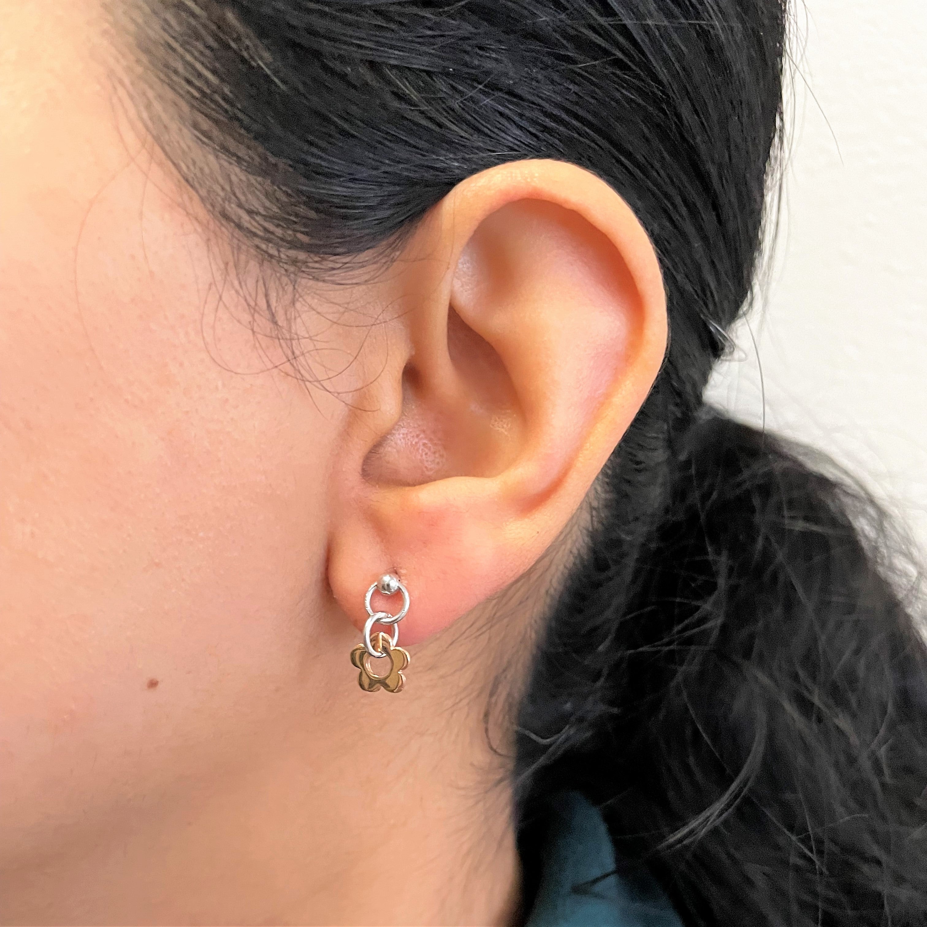 Floral Drop Earrings |
