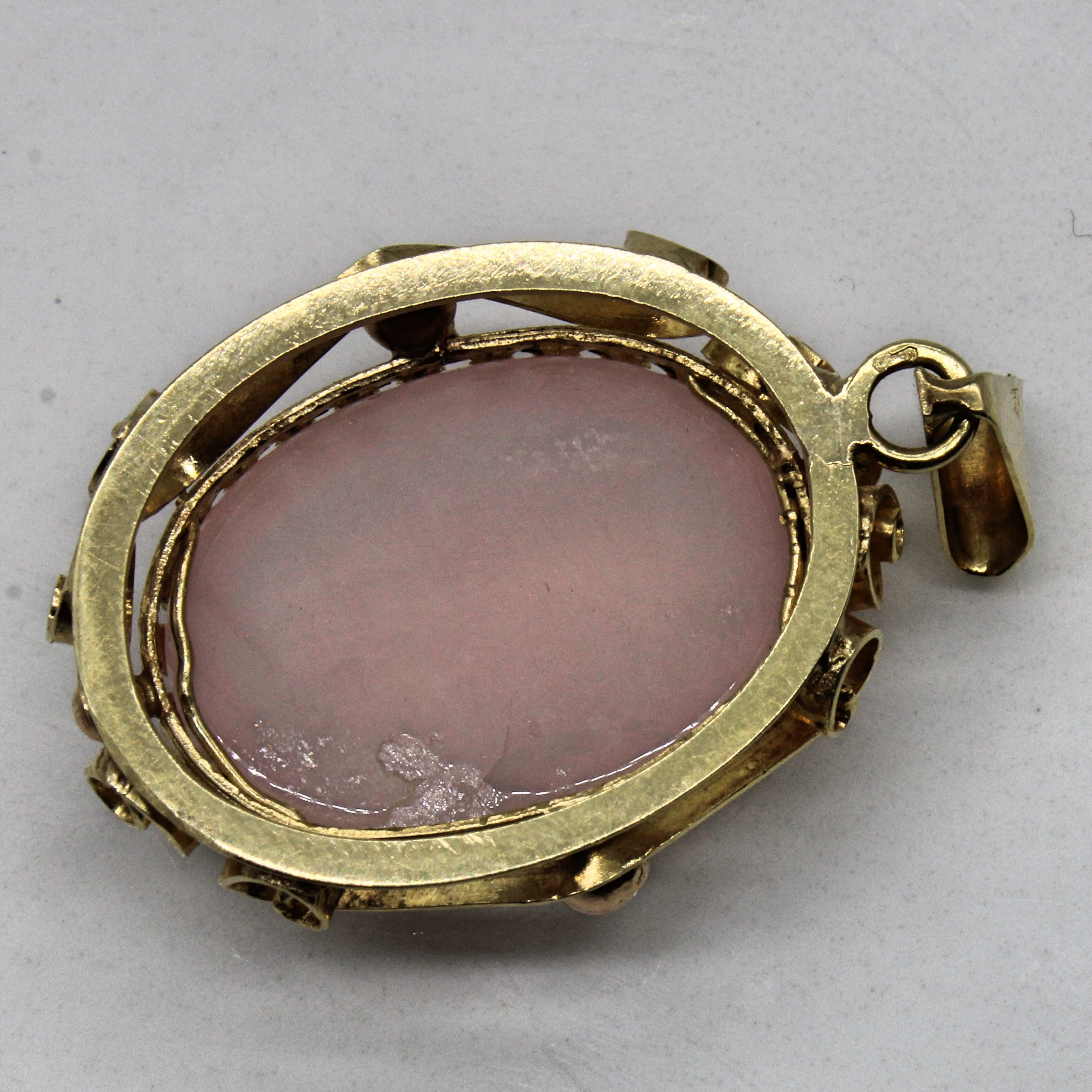 Rose Quartz Cabochon Pendant | 12.97ct |