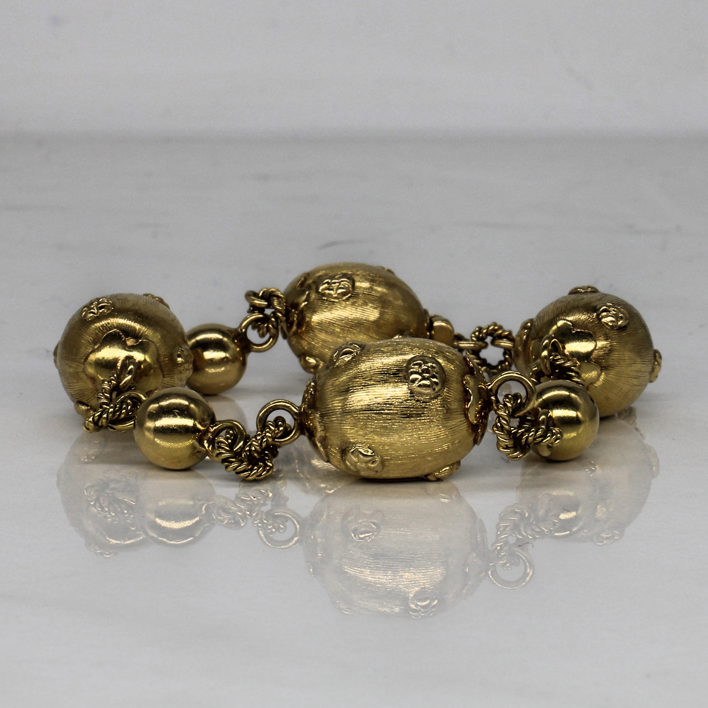 Fabergé Egg Inspired Link Bracelet | 8" |