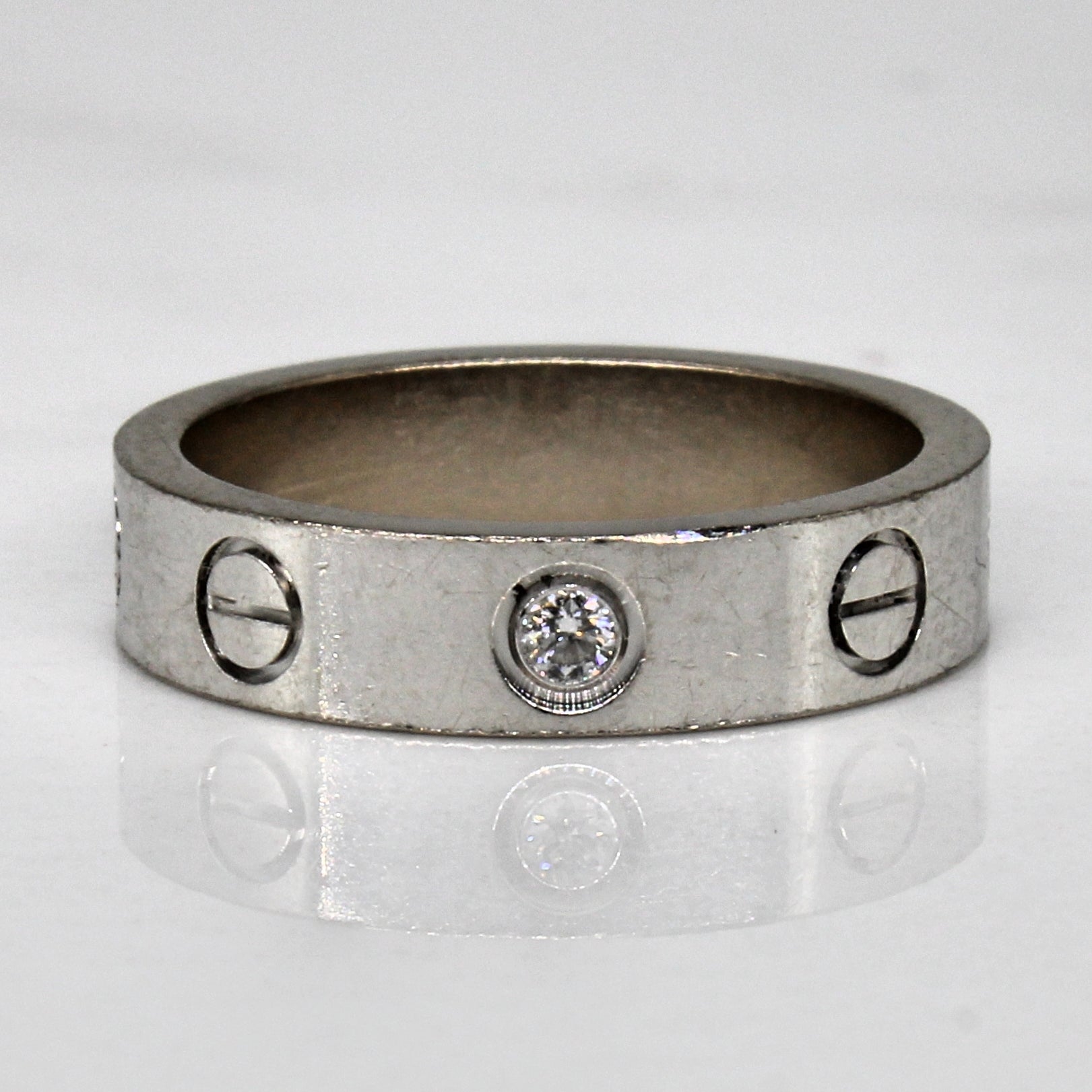 Cartier' Love Wedding Band, Diamond SZ 3/4 ct