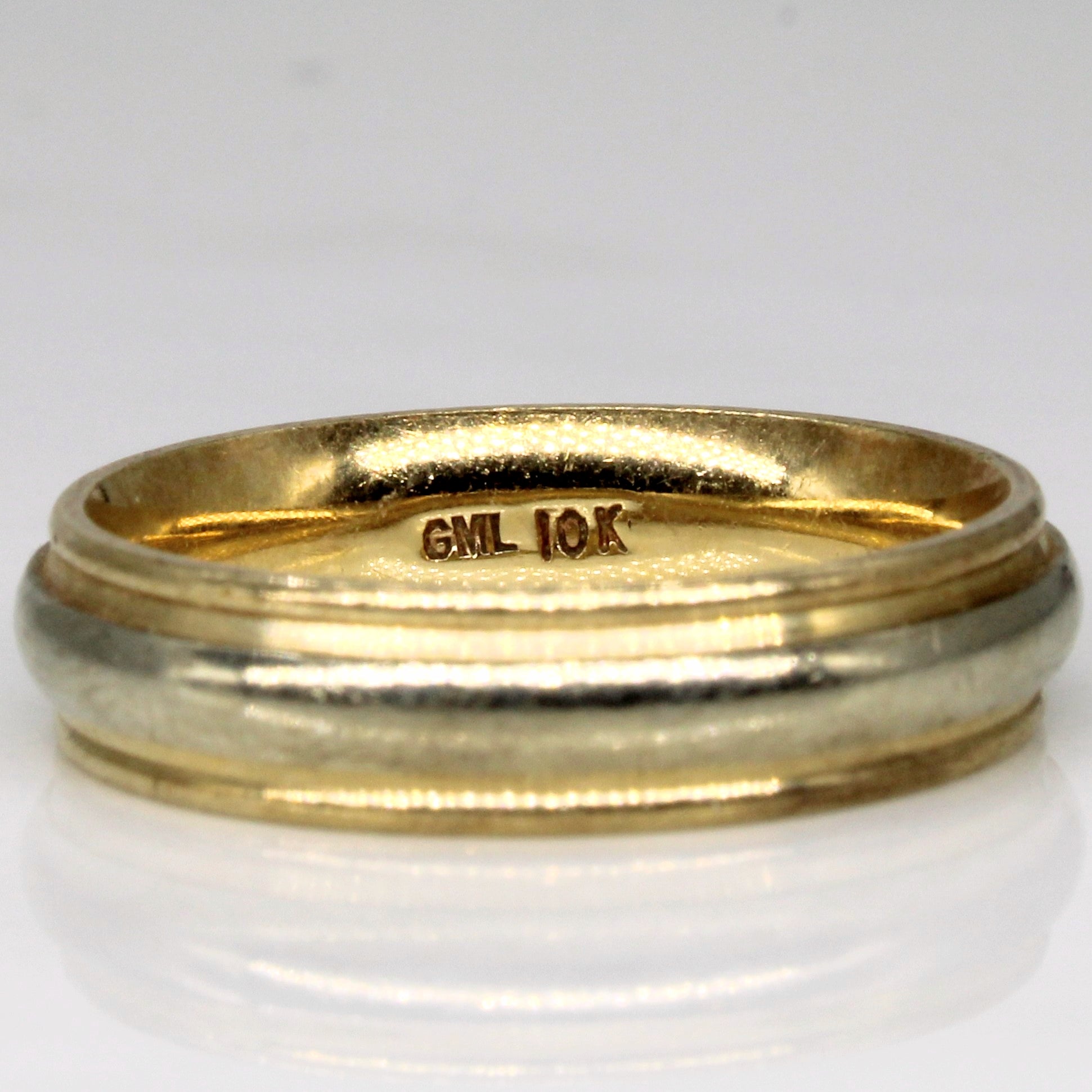 Two Tone Gold Band | SZ 9 |