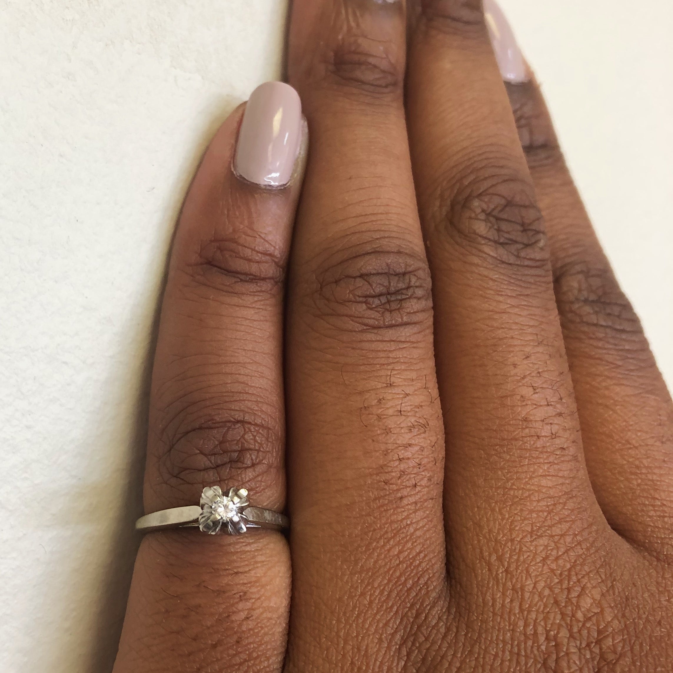 1940s Illusion Set Diamond Ring | 0.06ct | SZ 4.5 |