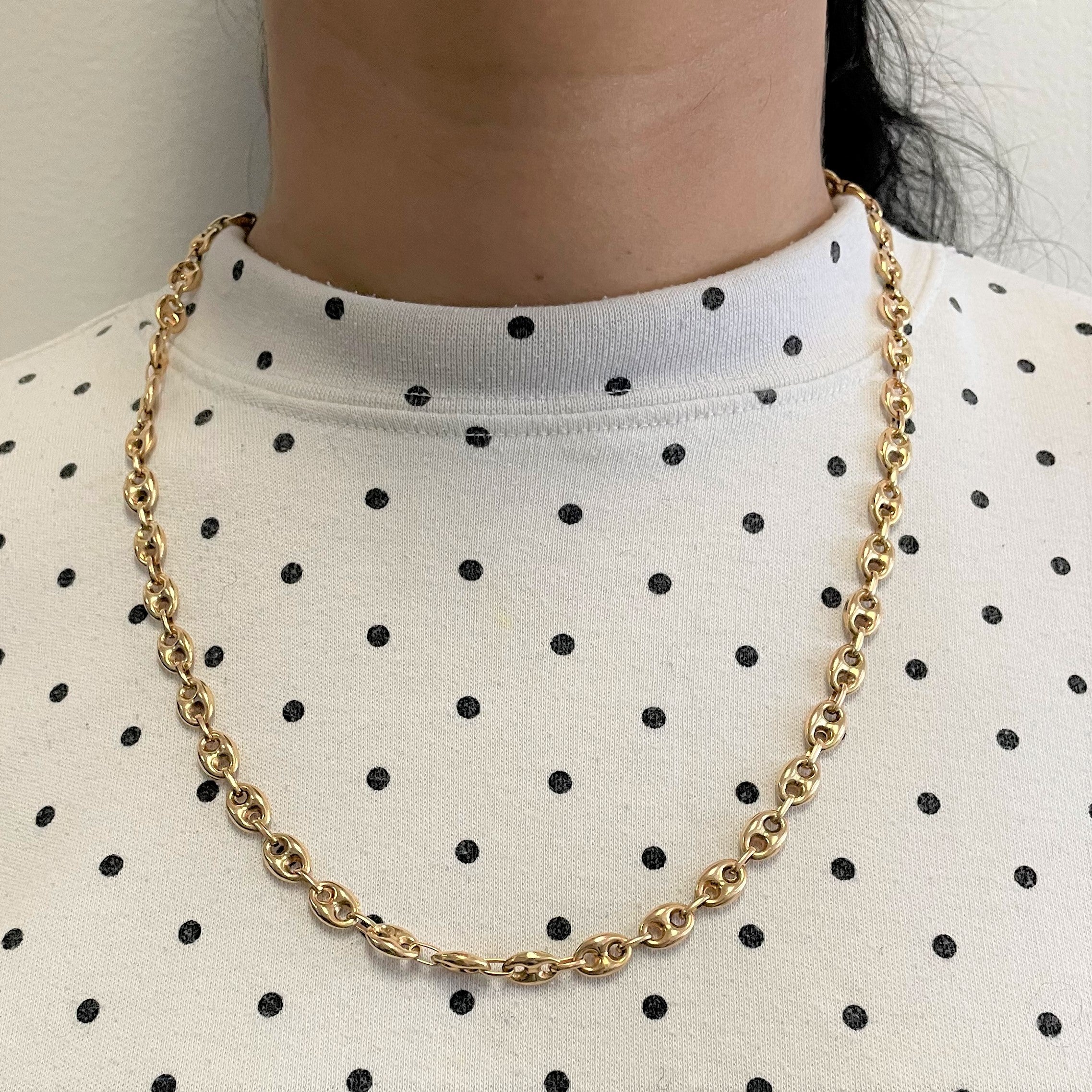14k Yellow Gold Gucci Link Chain | 22" |