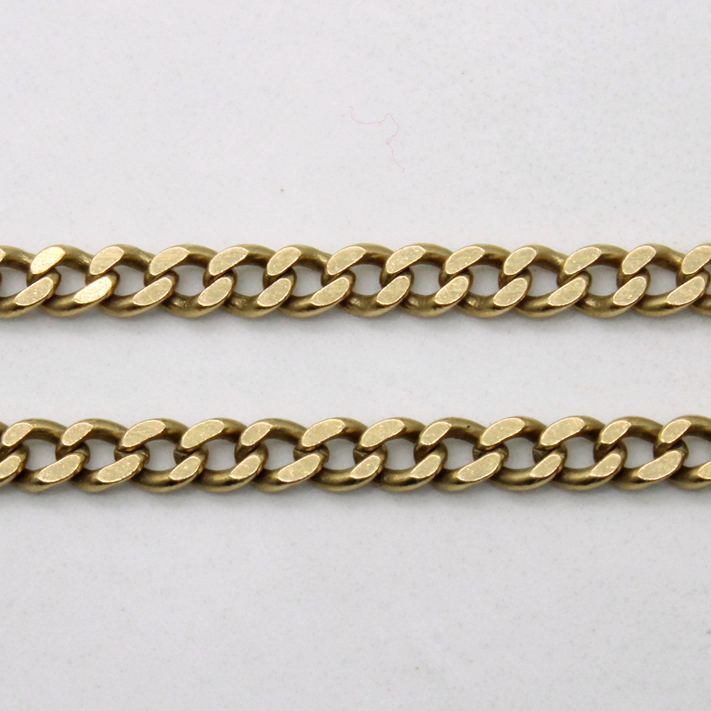 10k Yellow Gold Curb Link Chain | 24" |