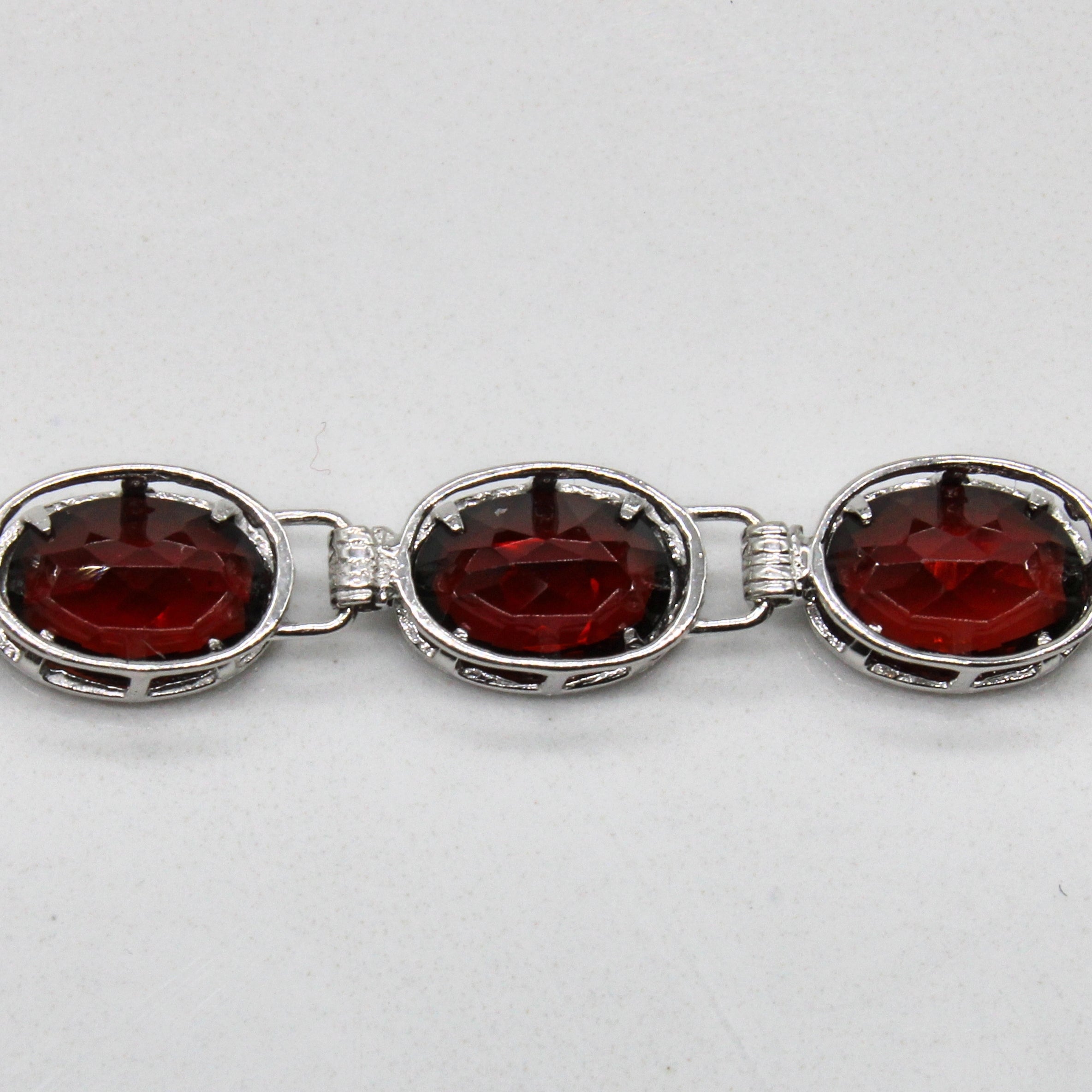 Garnet Tennis Bracelet | 8.00ctw | 7" |