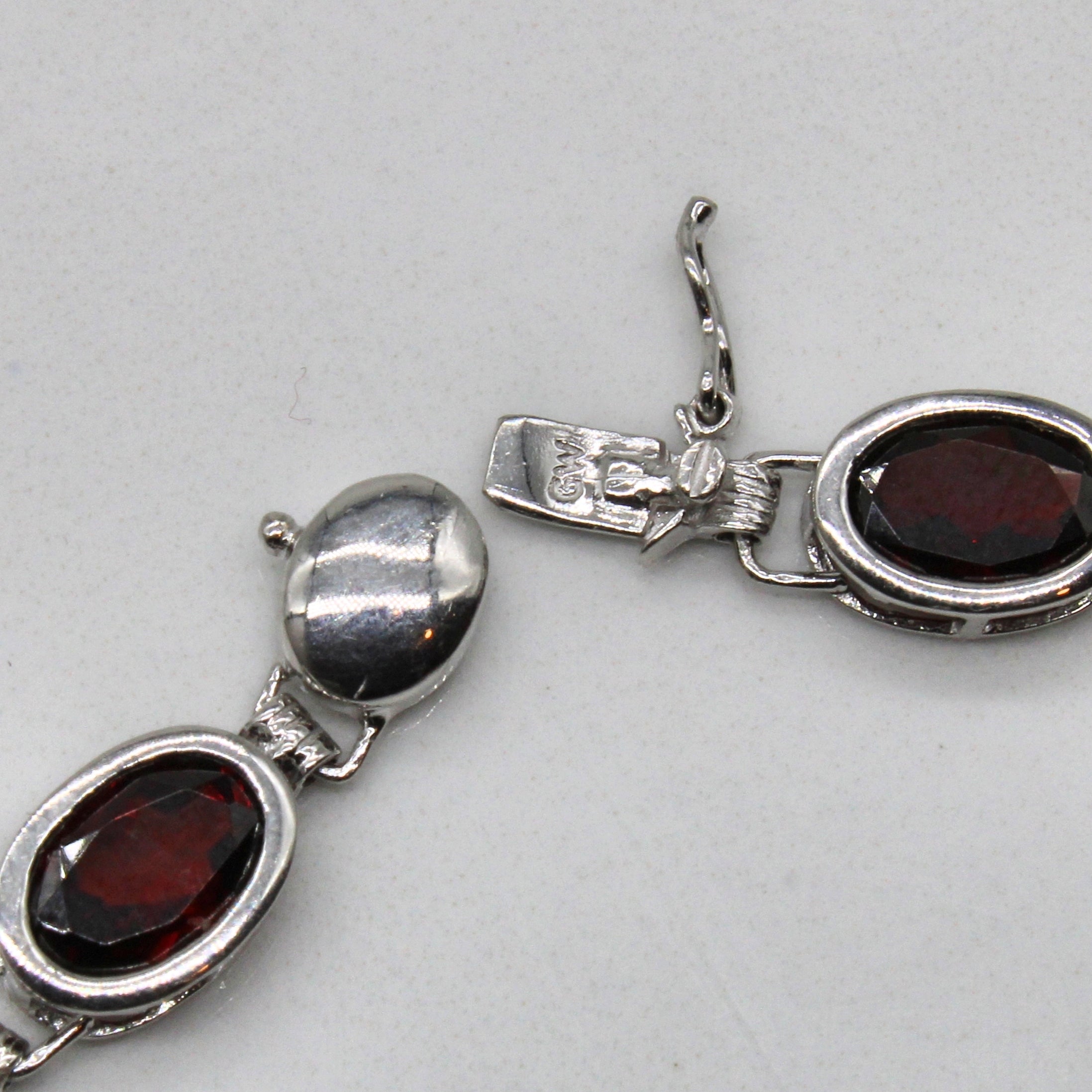 Garnet Tennis Bracelet | 8.00ctw | 7" |