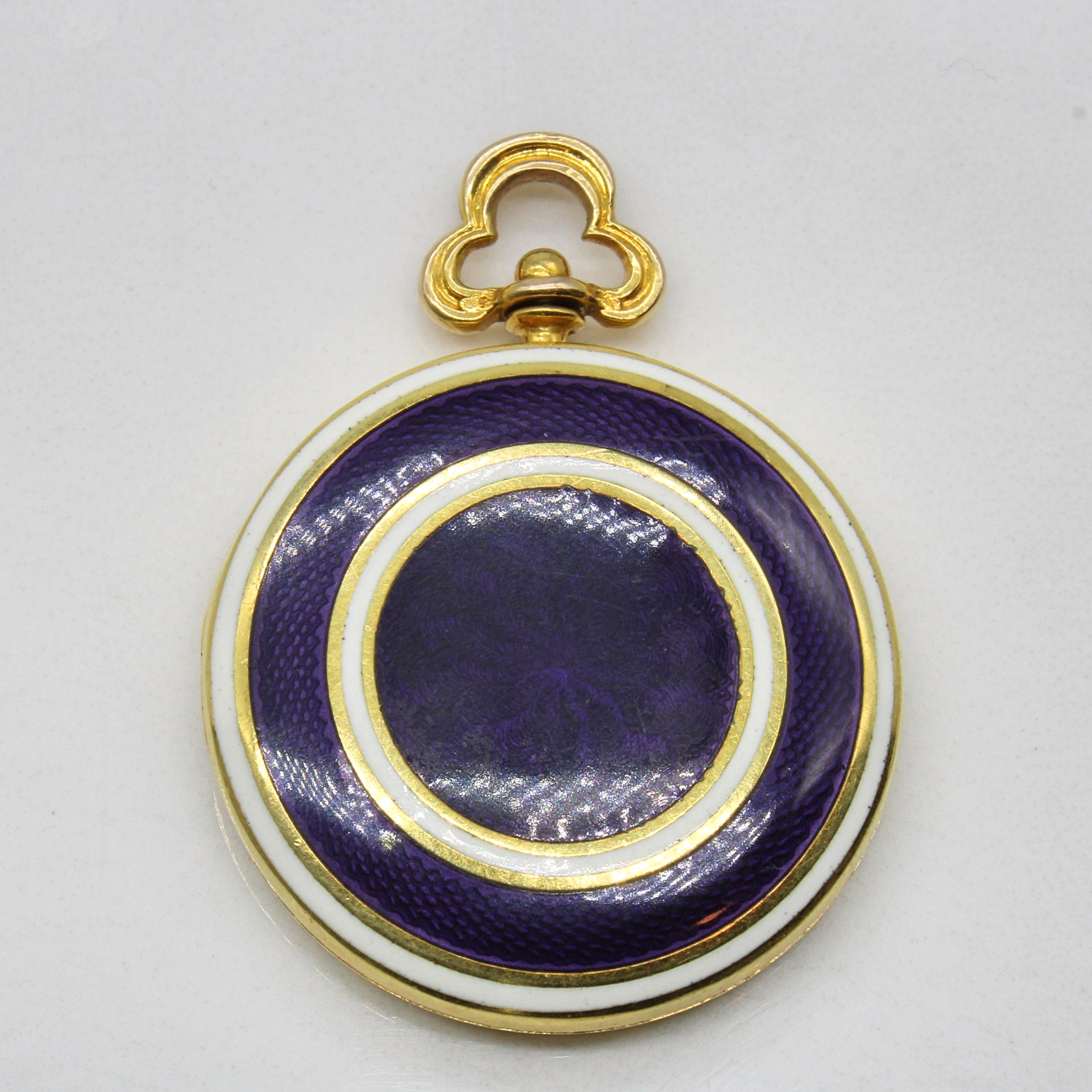 Indigo Enameled Locket