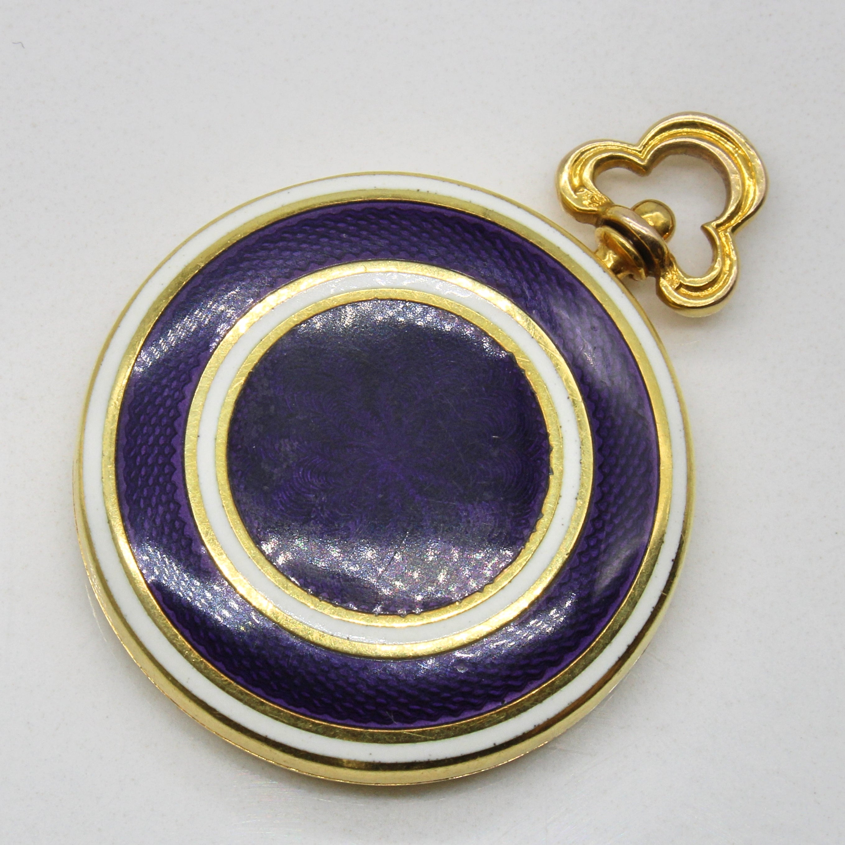 Indigo Enameled Locket