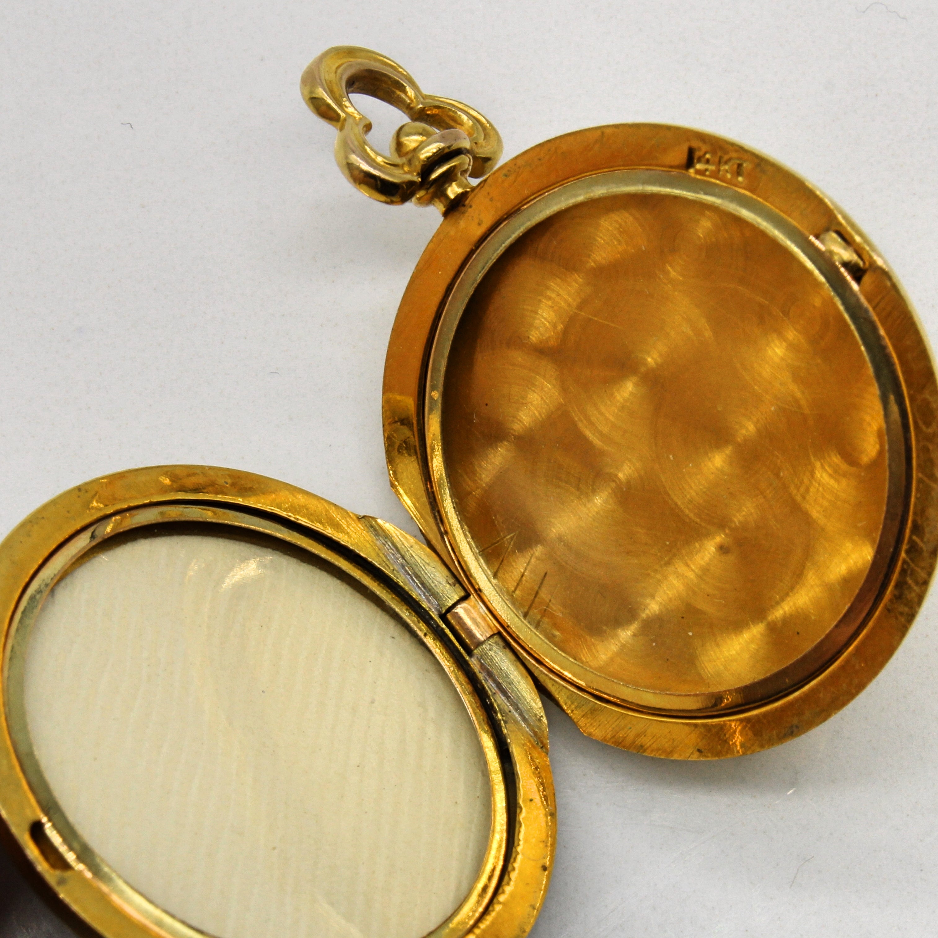 Indigo Enameled Locket