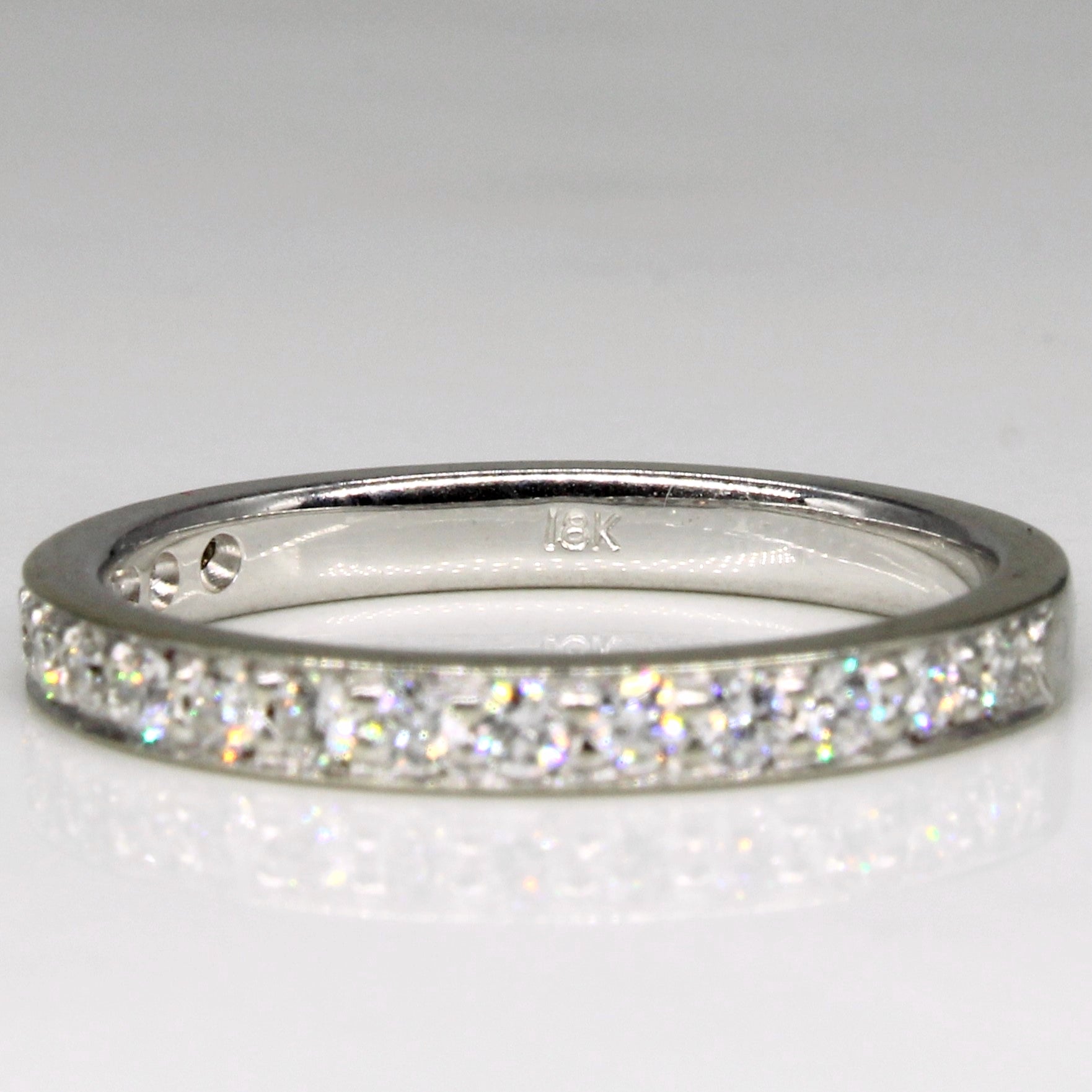 Diamond Semi Eternity Band | 0.38ctw | SZ 6.5 |
