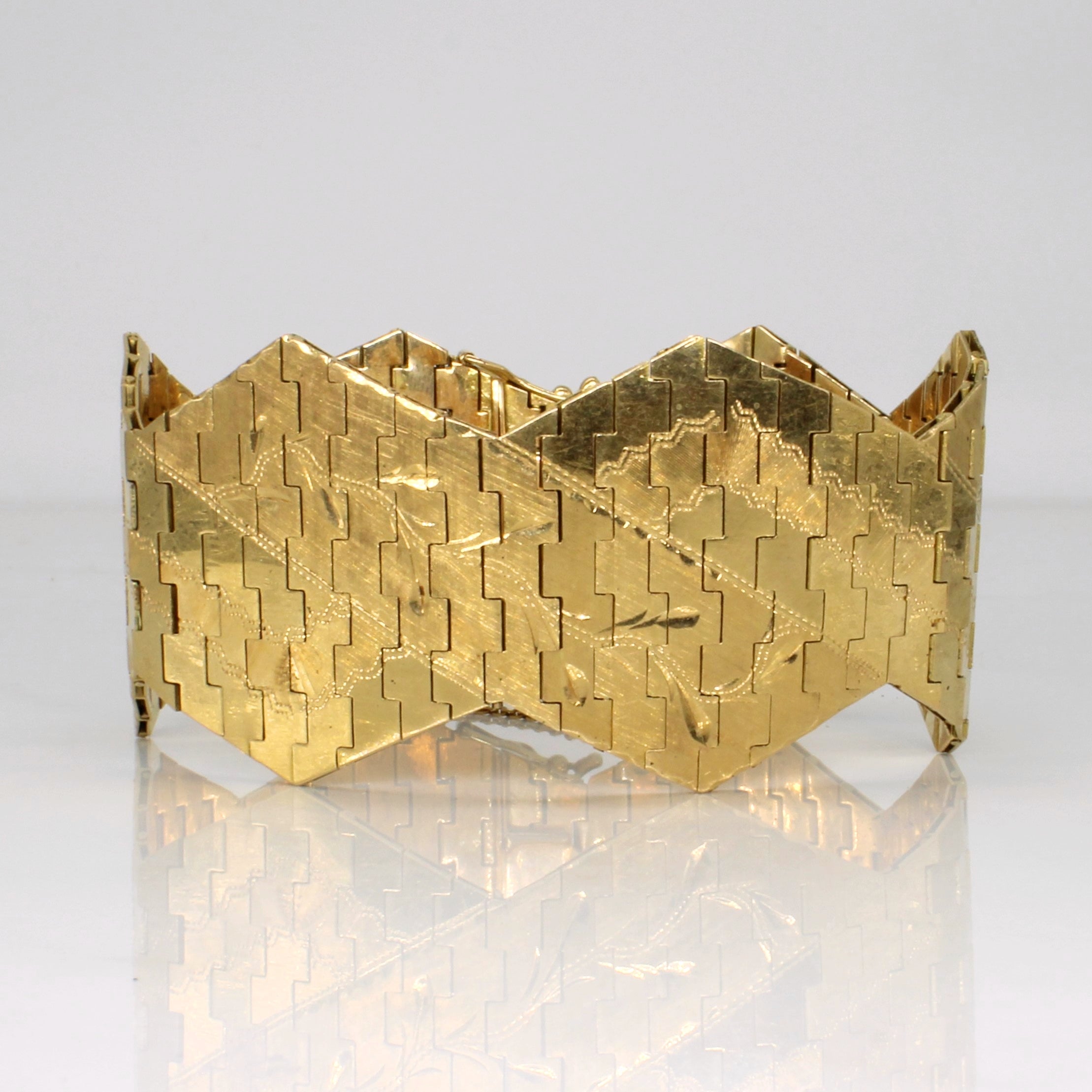 Interlocking Hexagonal Bracelet | 8" |