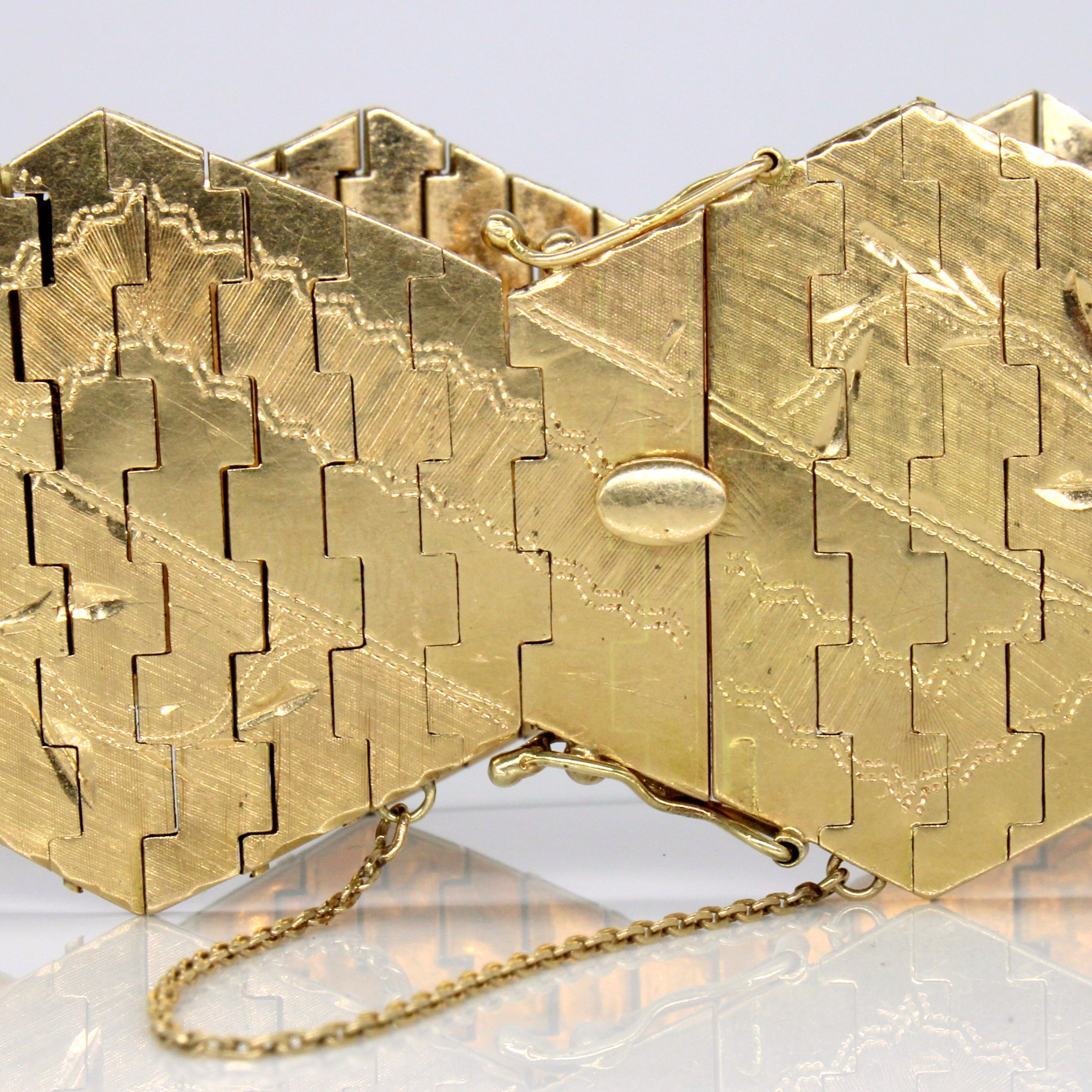 Interlocking Hexagonal Bracelet | 8" |