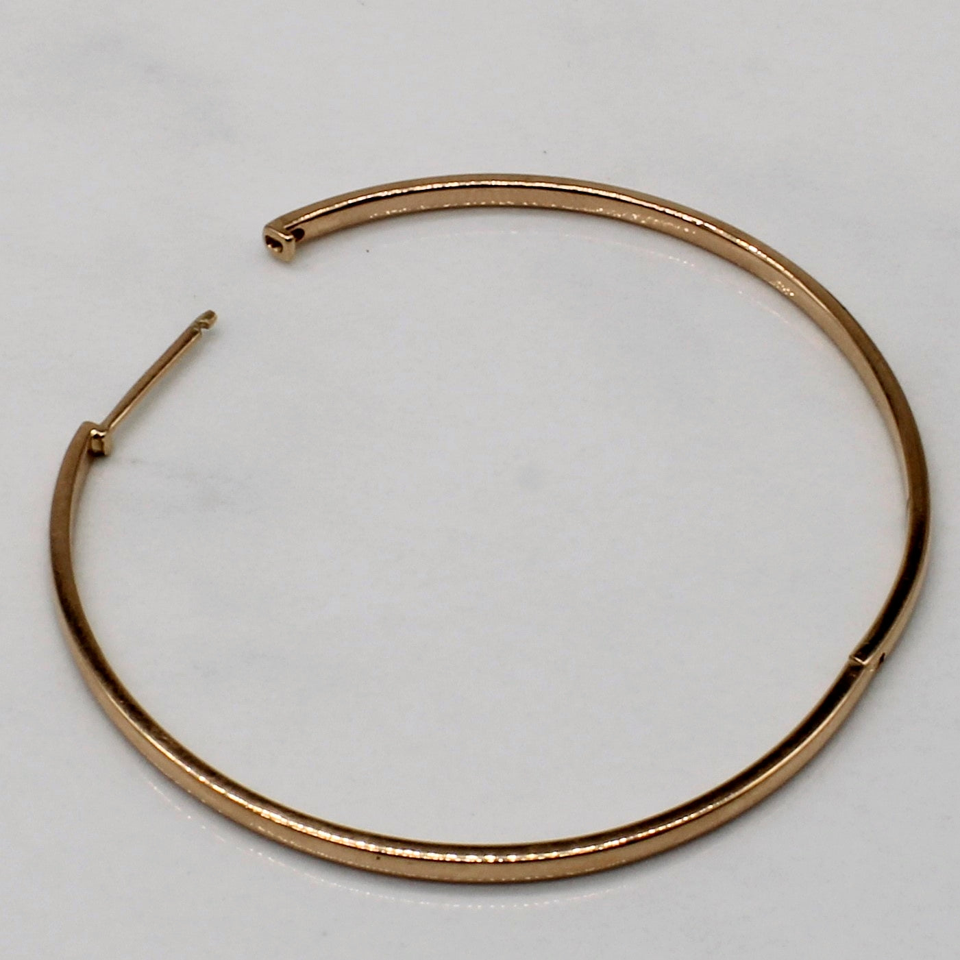 Rose Gold Hoop Earrings |