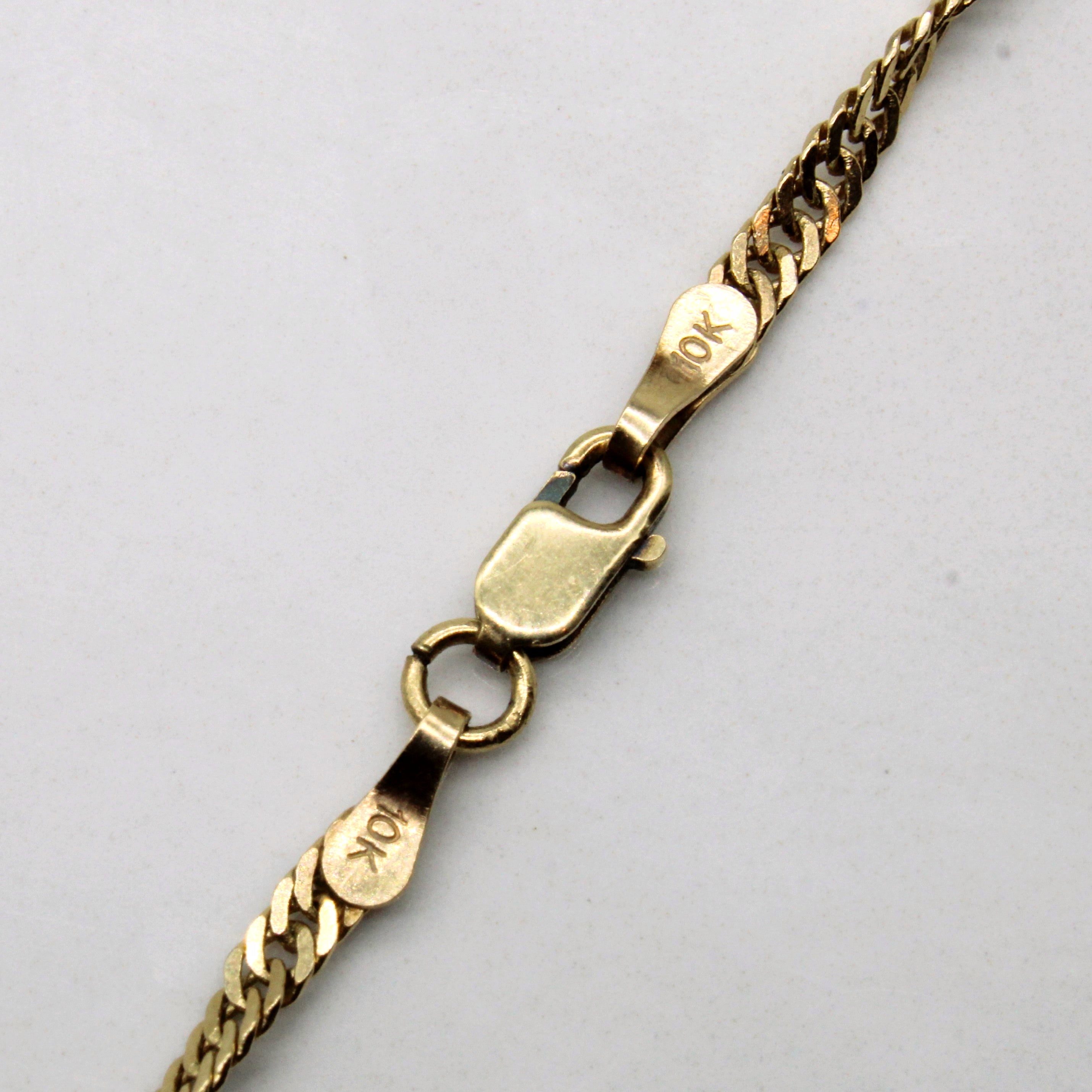 10k Yellow Gold Singapore Chain | 18" |